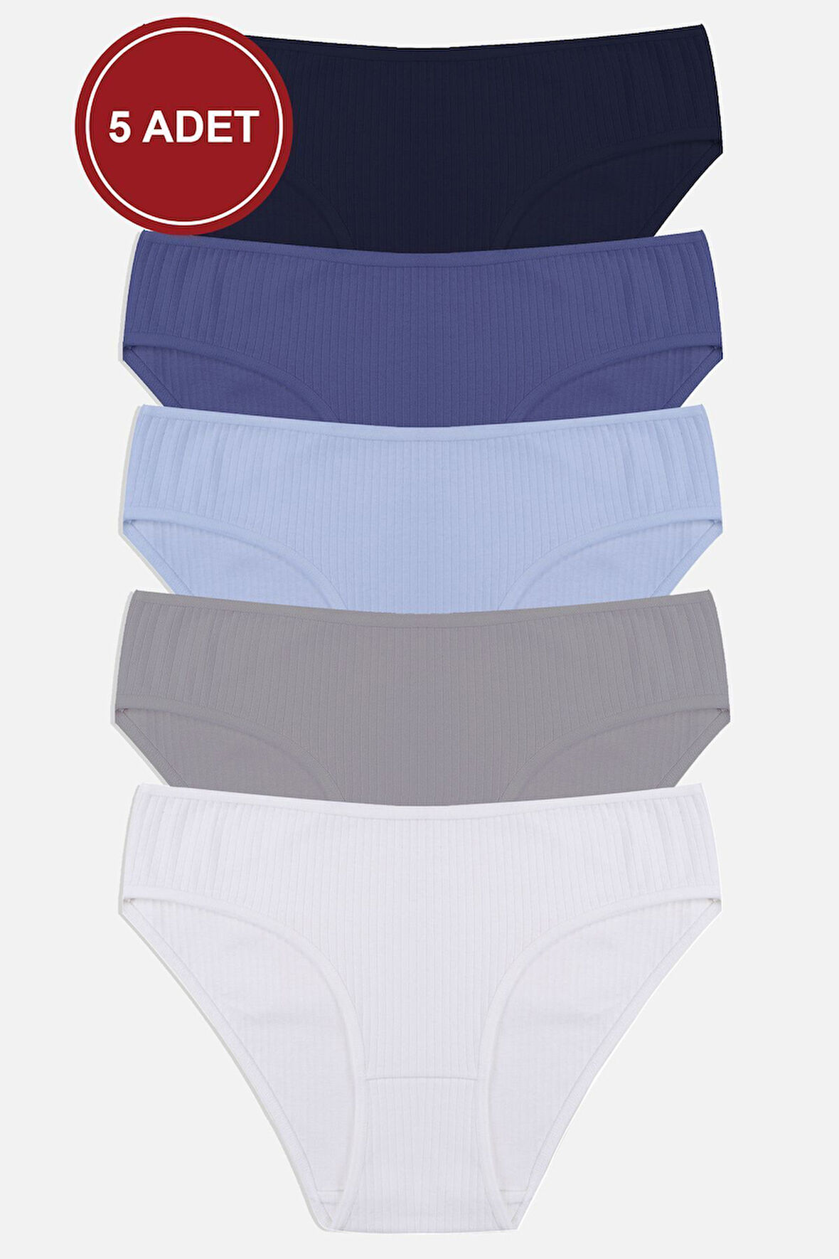 Kadın 5'li Fitilli Külot