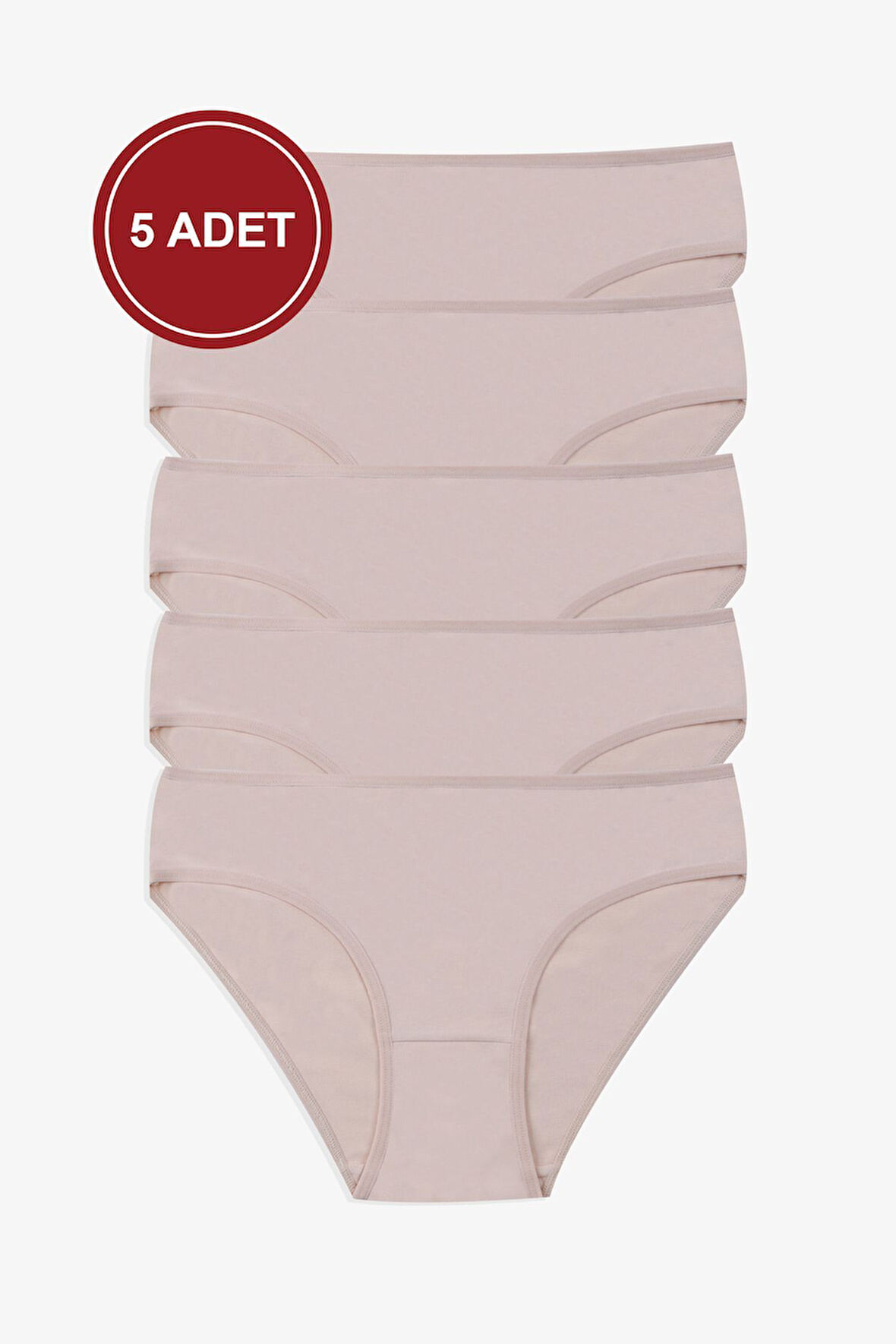 Kadın 5'li Likralı Külot