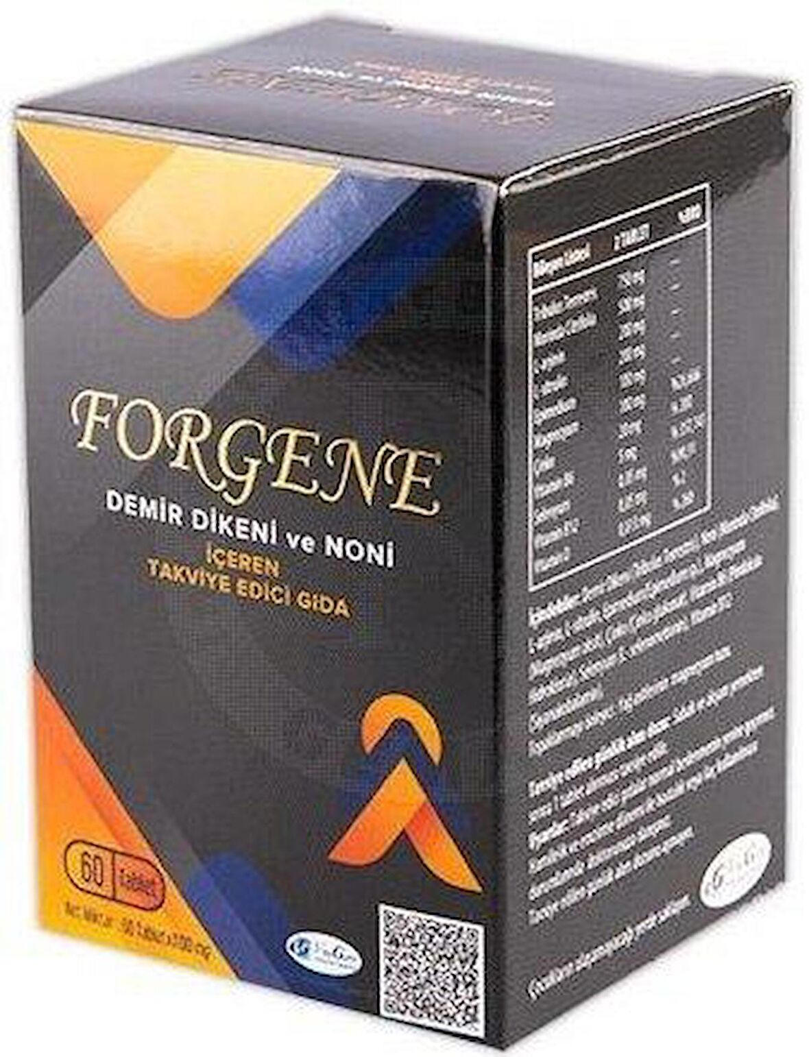 Forgene Demir Dikeni İçeren Takviye Edici Gıda 60 Tablet