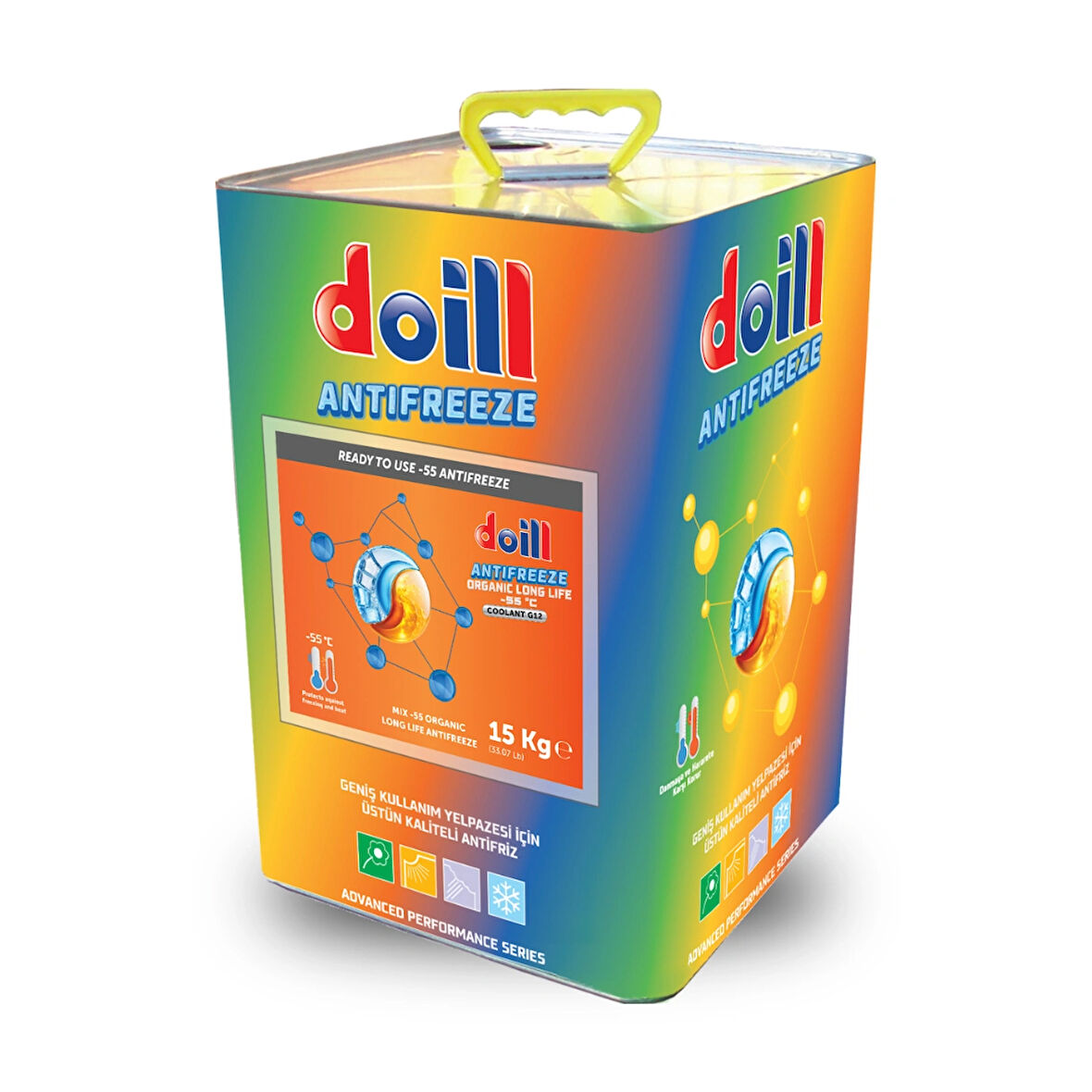 -55 / -56 Derece Hazır Karışım 15 Kilogram Kırmızı Organik Antifriz - G12 (Üretim Yılı: 2025)