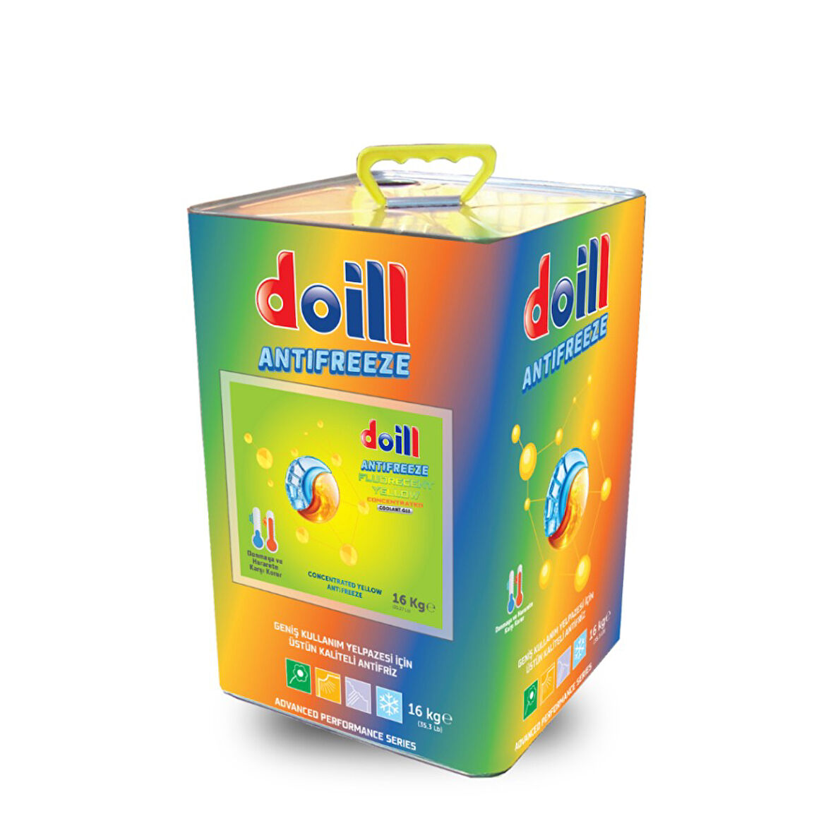 Konsantre - Saf 16 Kg Sarı Organik Antifriz  (Üretim Yılı: 2025)