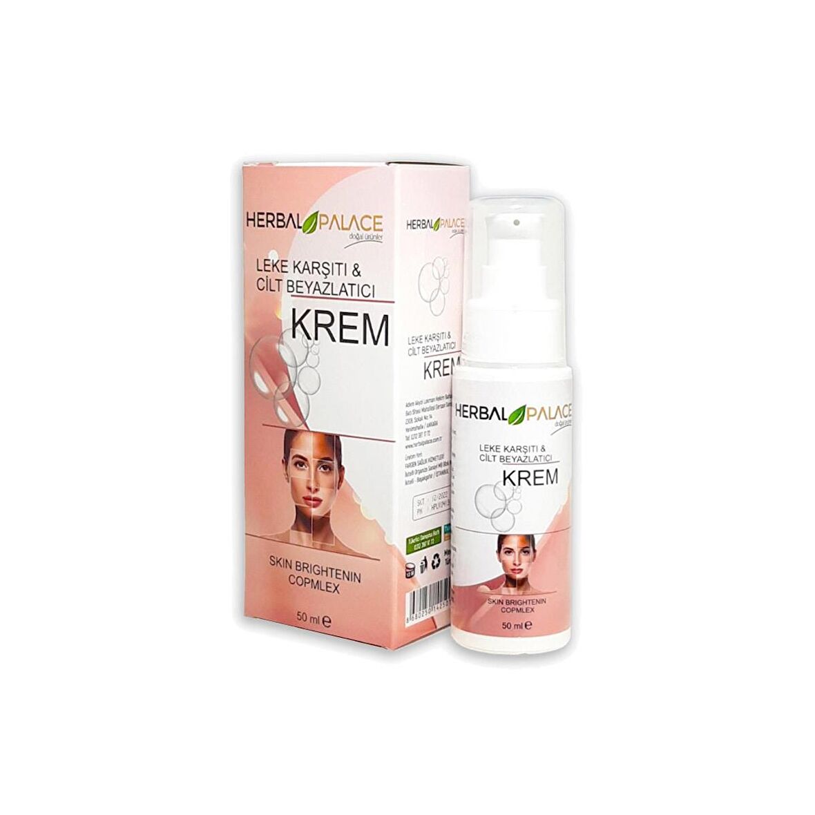 Herbal Palace Leke Karşıtı & Cilt Beyazlatıcı Krem 50 ml