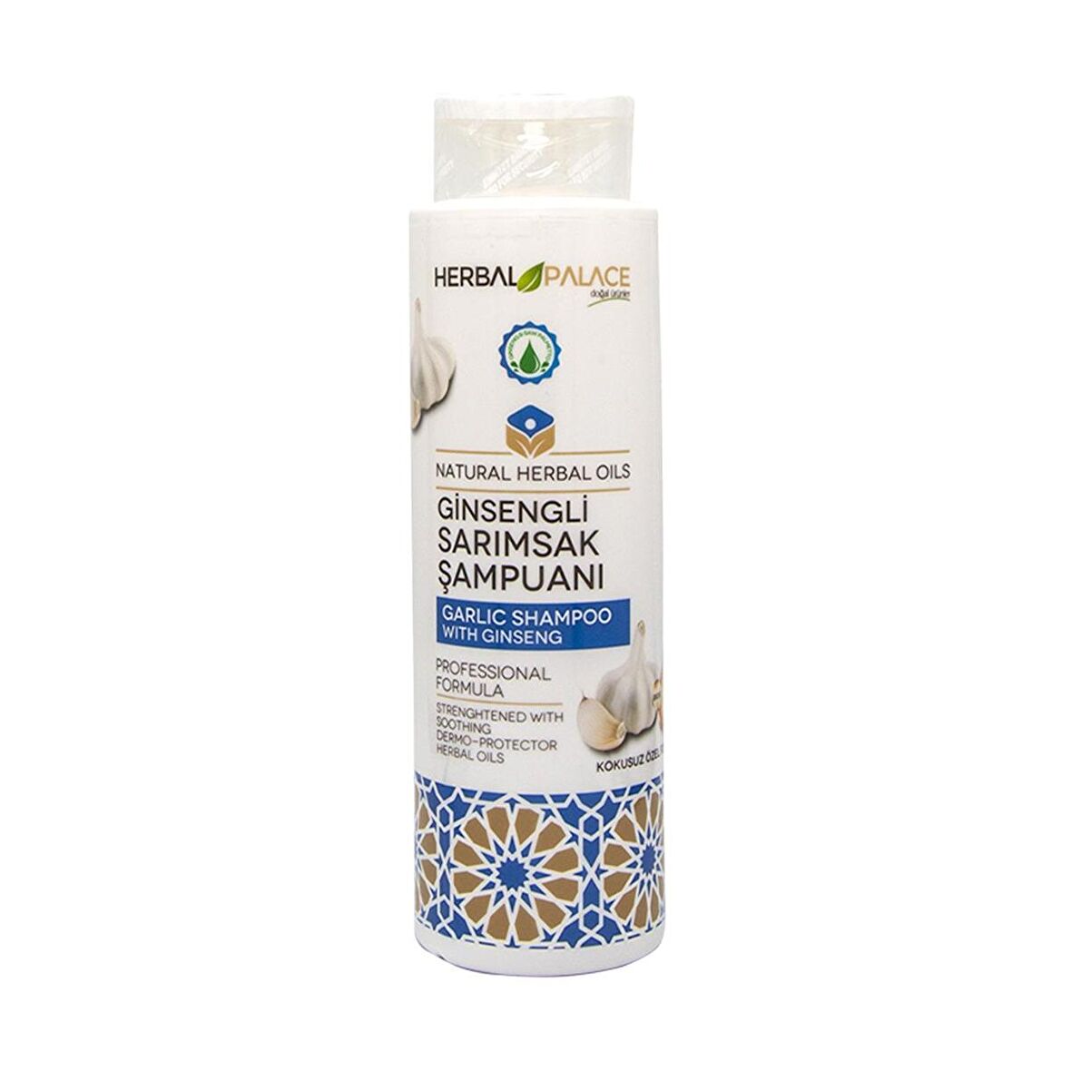 Herbal Palace Ginsengli Sarımsak Şampuanı Kokusuz 400 ml