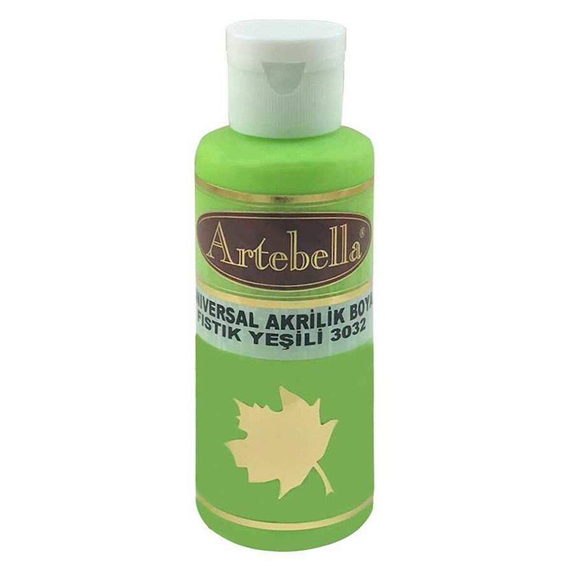 Fıstık Yeşili Akrilik Boya Artebella Fıstık Yeşili Akrilik Boya 3032 Fıstık Yeşili 130 ml