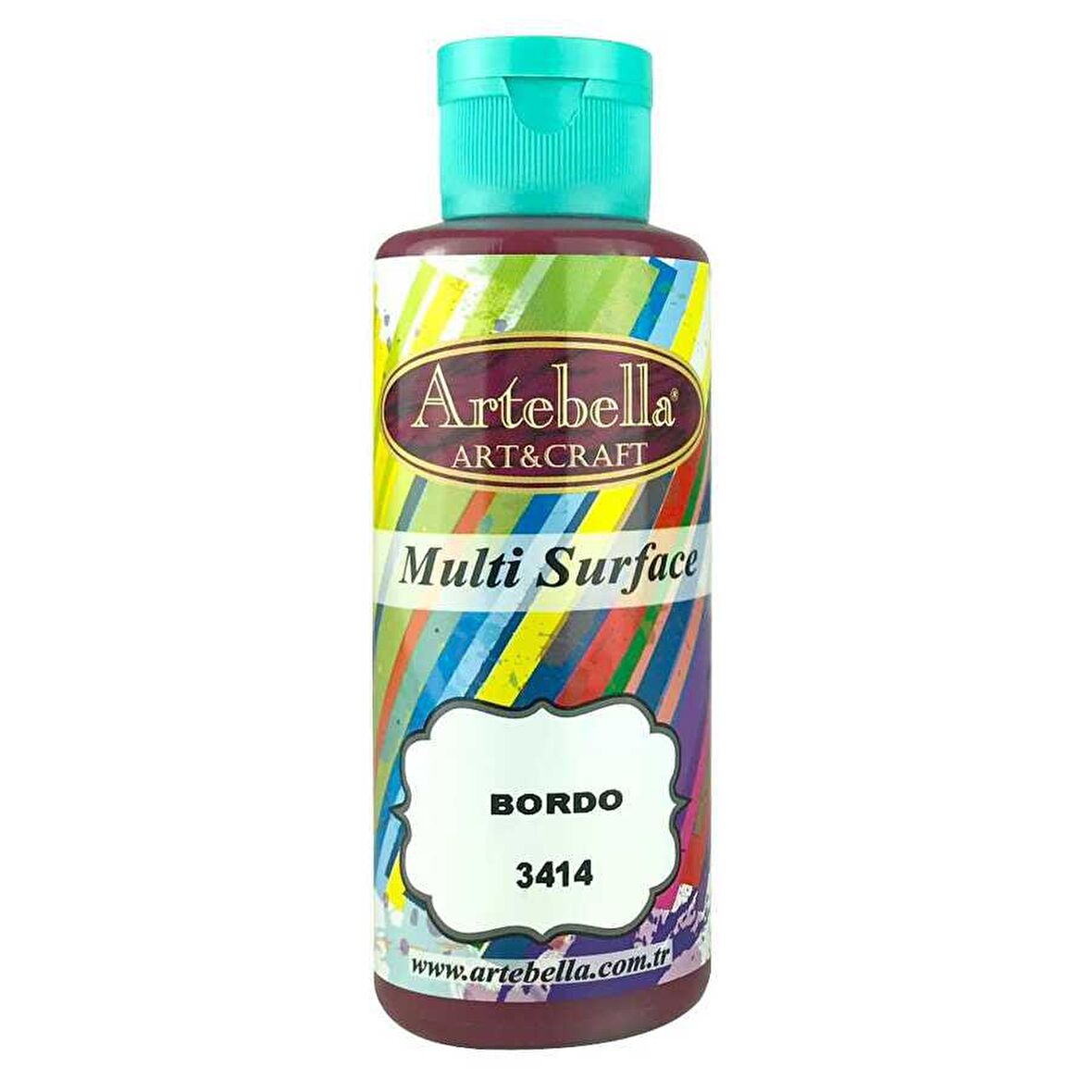 3414130 Artebella Multı Surface Boya 130cc Bordo