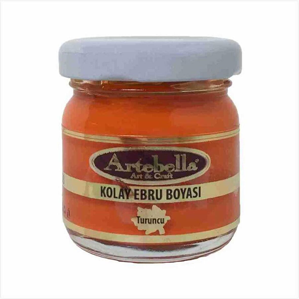 Artebella Kolay Ebru Boyası Turuncu 40ml