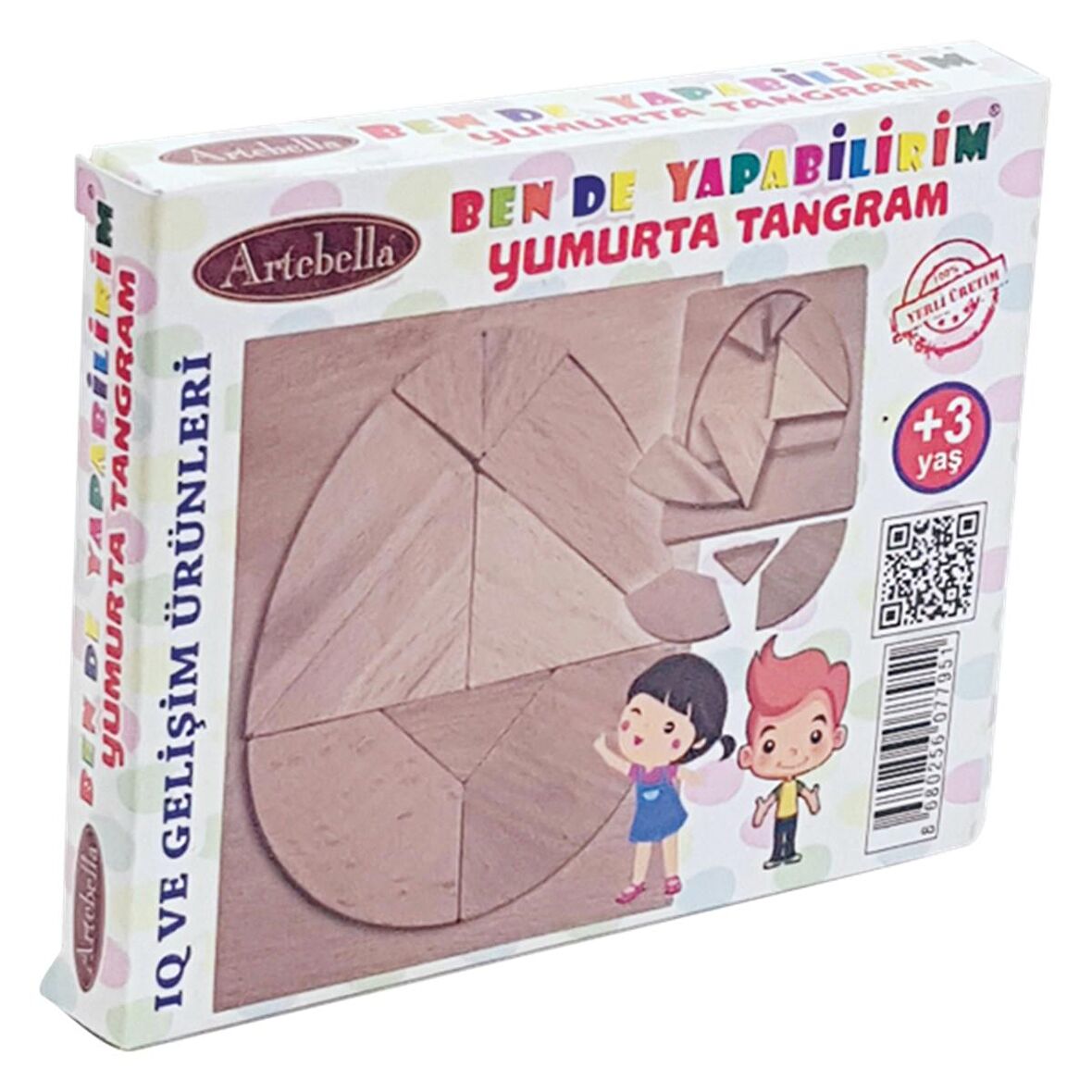 Artebella Ahşap Yumurta Tangram