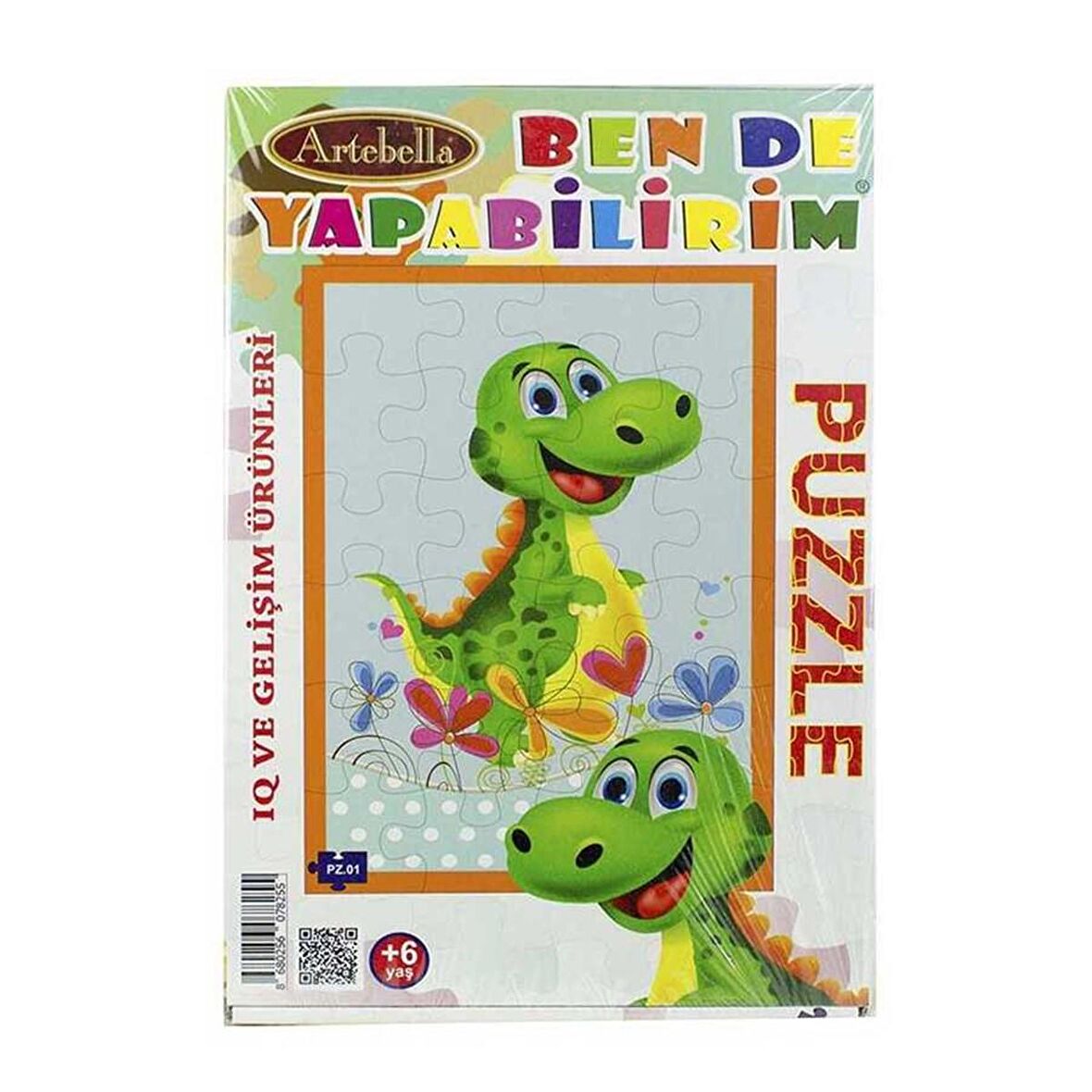 Artebella PZ - 01 IQ ve Gelişim 6+ Yaş Büyük Boy Puzzle 24 Parça