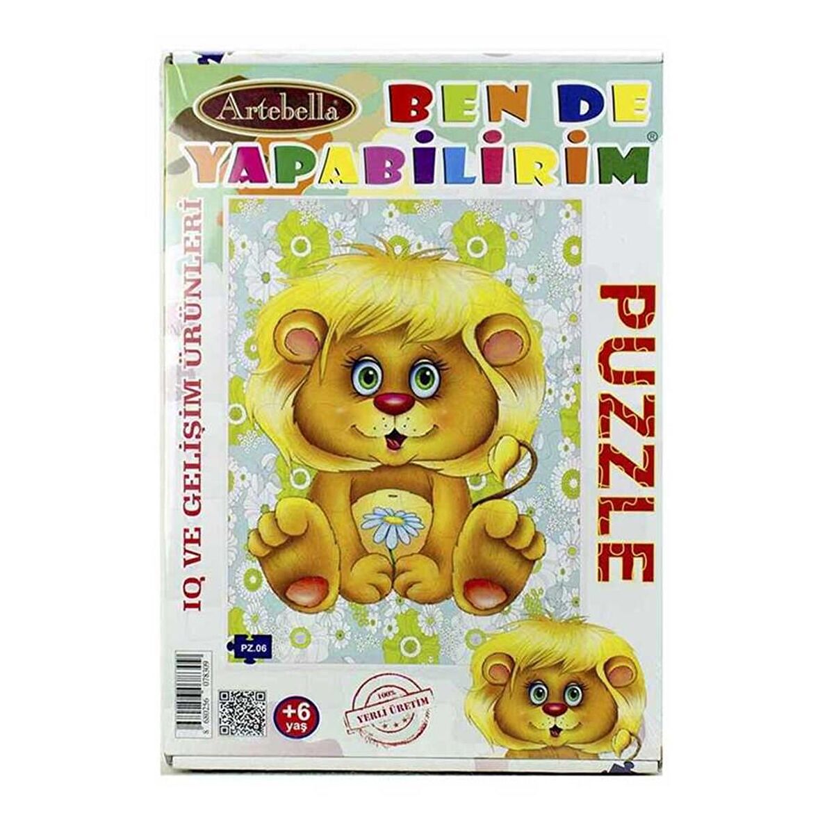 Artebella PZ - 06 IQ ve Gelişim 6+ Yaş Büyük Boy Puzzle 30 Parça