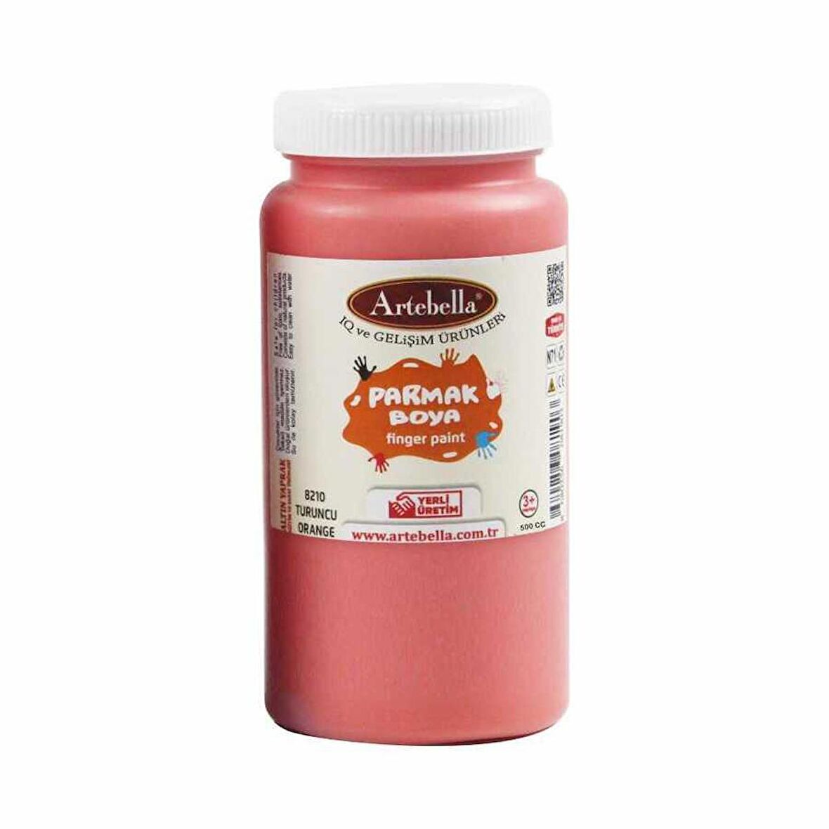 Artebella Parmak Boya Turuncu 500ml