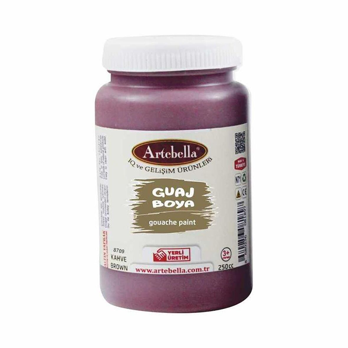 Artebella Guaj Boya Kahverengi 250ml