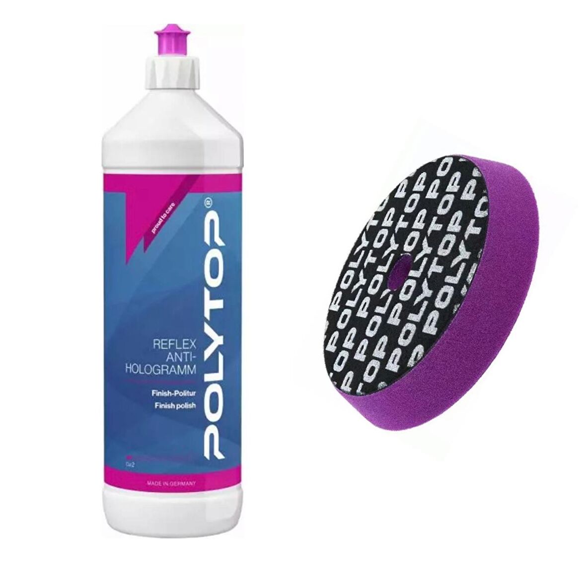 Polytop Reflex Antihologrom Gideriici Pasta Ve Orbital Uyumlu Sünger 165mm 