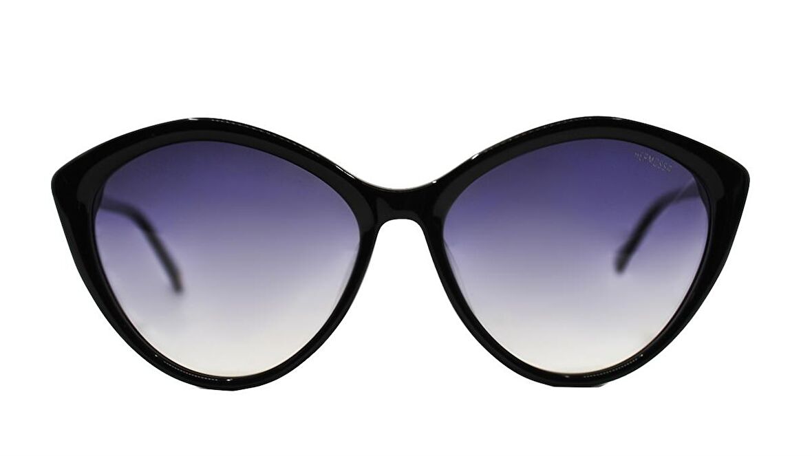 HERMOSSA  1384 C1 56  Kadın/ SİYAH Çekik Çerçeve Güneş Gözlüğü