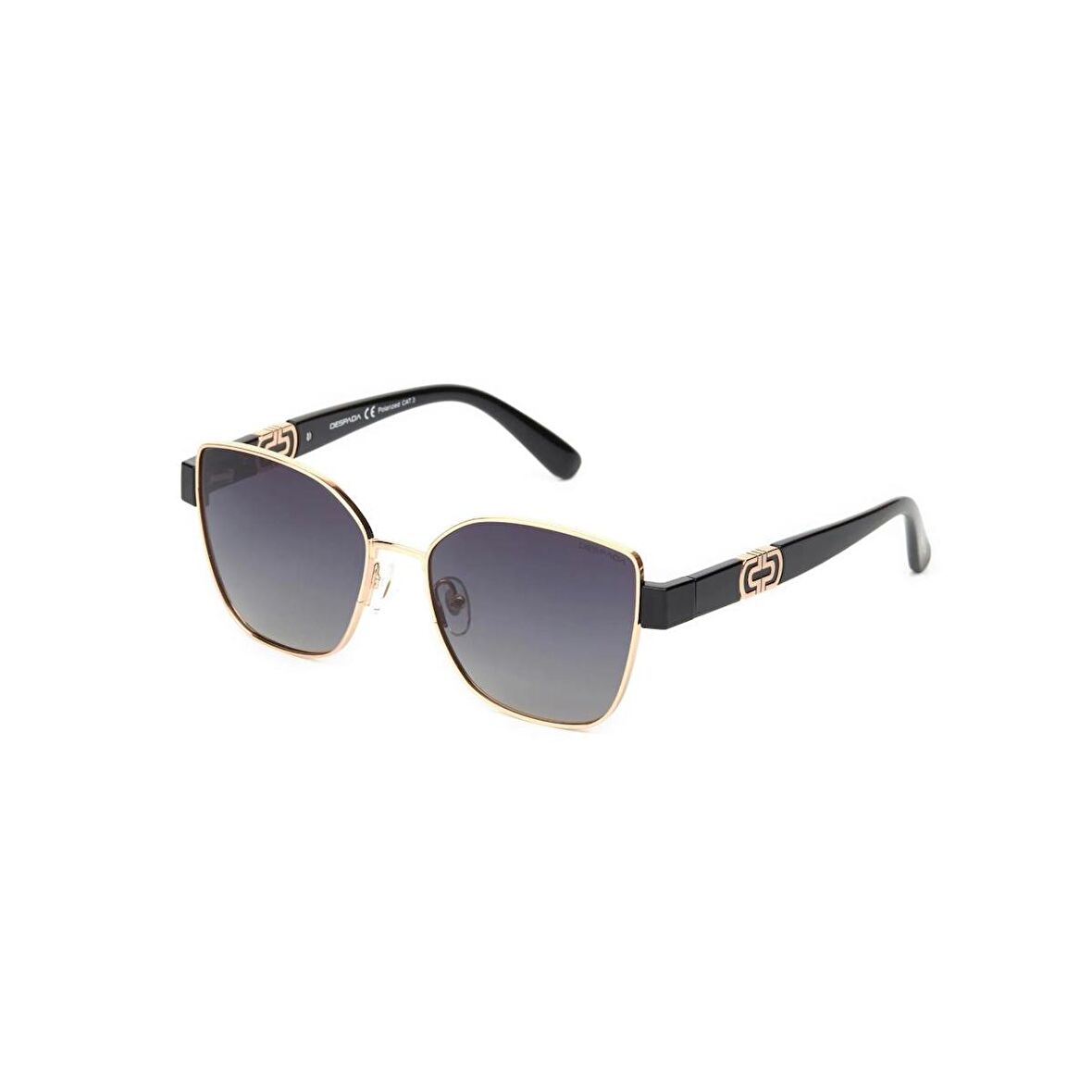Despada Ds 2312 C1 57 Kadın Cat Eye Gold Metal Güneş Gözlüğü