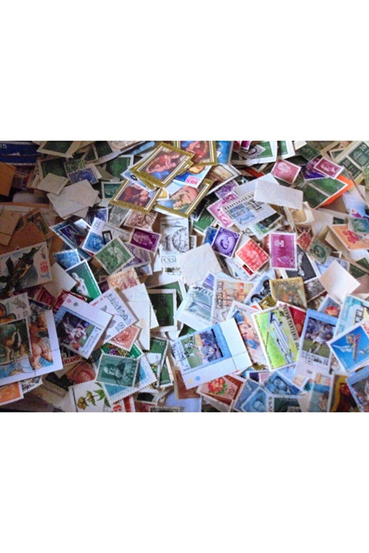 100 Adet Karışık Dünya Damgalı Pullar