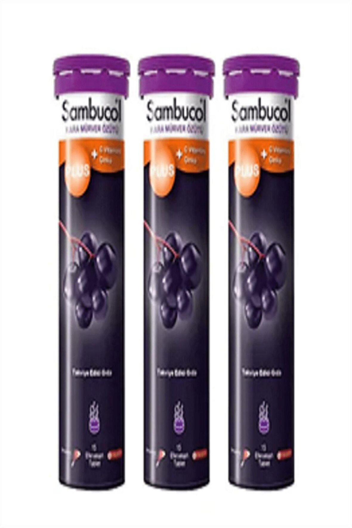 Sambucol Plus 15 Efervesan Tablet 3 Adet