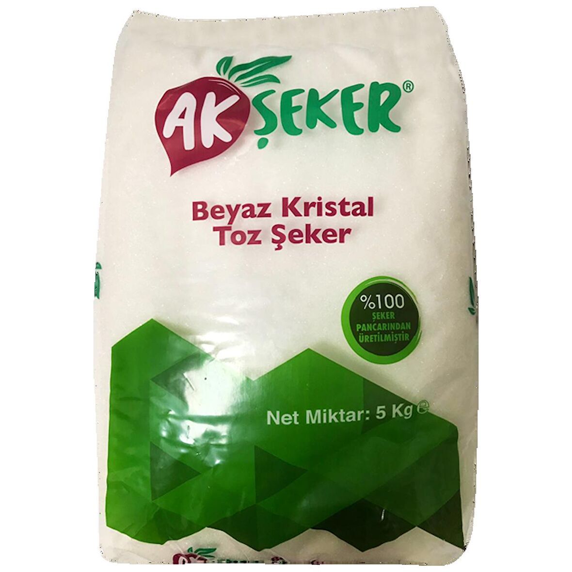 Akşeker Beyaz Kristal Toz Şeker 5 Kg