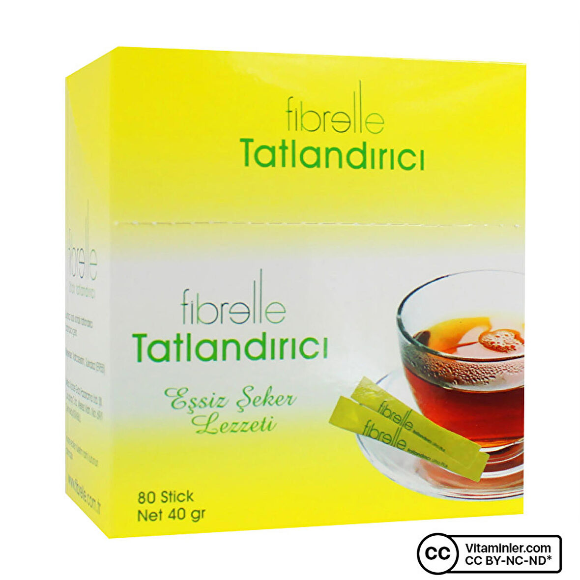 Fibrelle Ultra Plus Tatlandırıcı 80 Saşe x 0.5 Gr - AROMASIZ