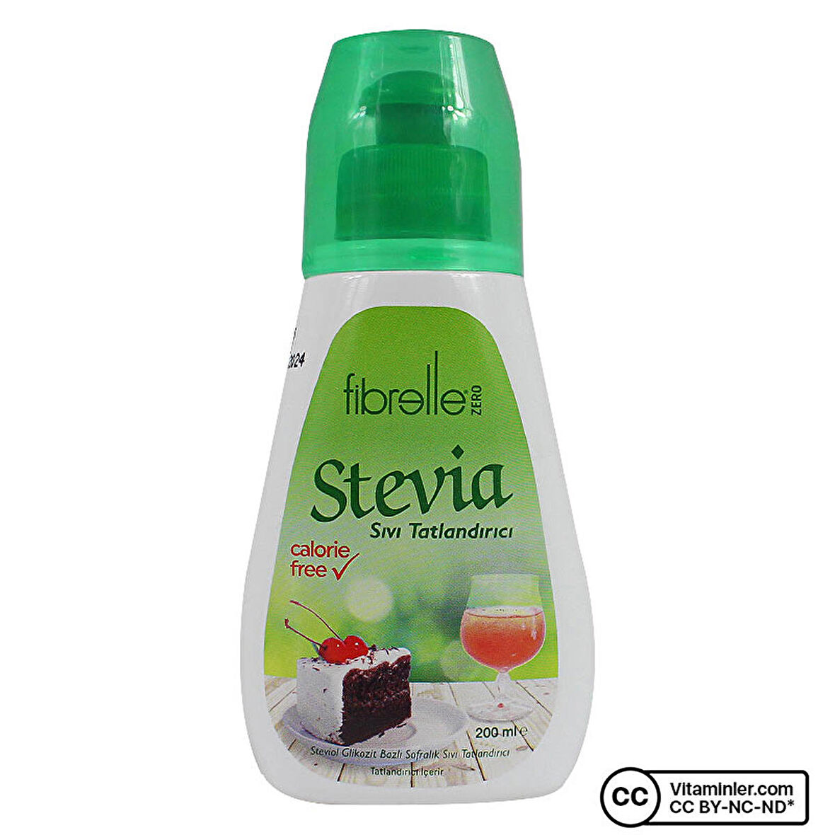 Fibrelle Stevialı Sıvı Tatlandırıcı 200 mL - AROMASIZ