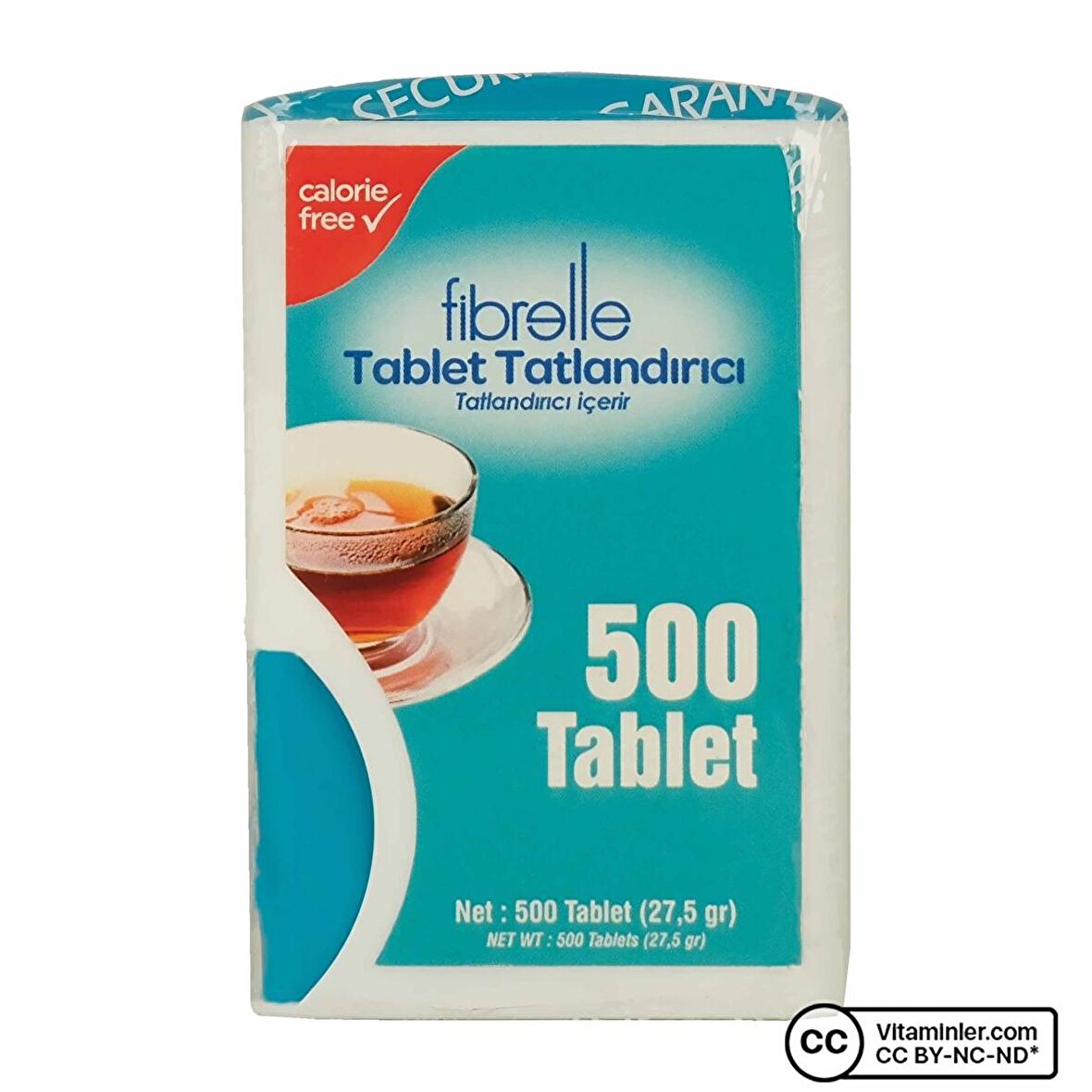 Fibrelle Sakarin 500 Tablet - AROMASIZ