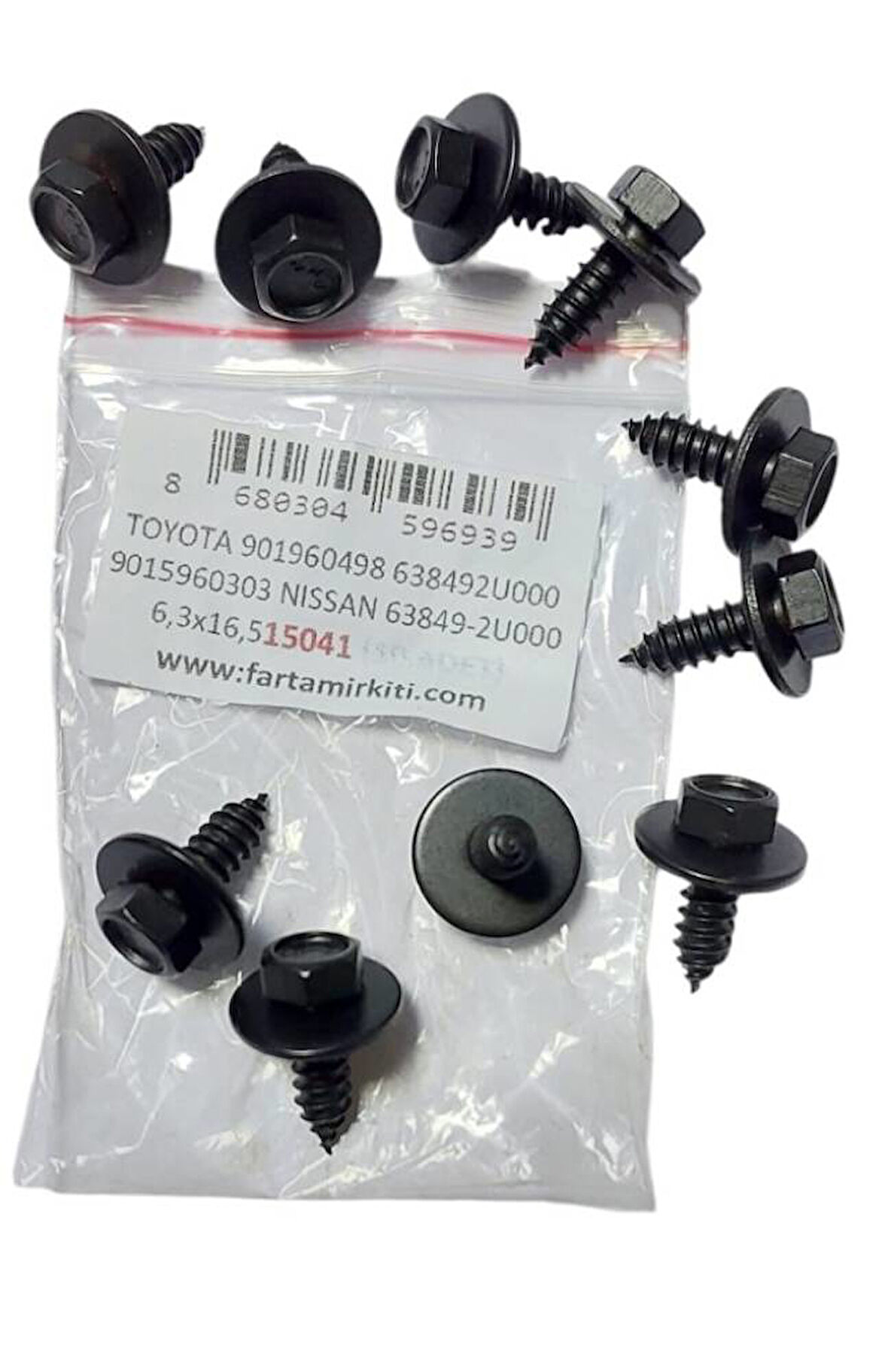 TOYOTA 901960498 638492U000 9015960303 NISSAN 63849-2U000 6,3x16,5 15041 MARKA İLE UYUMLU