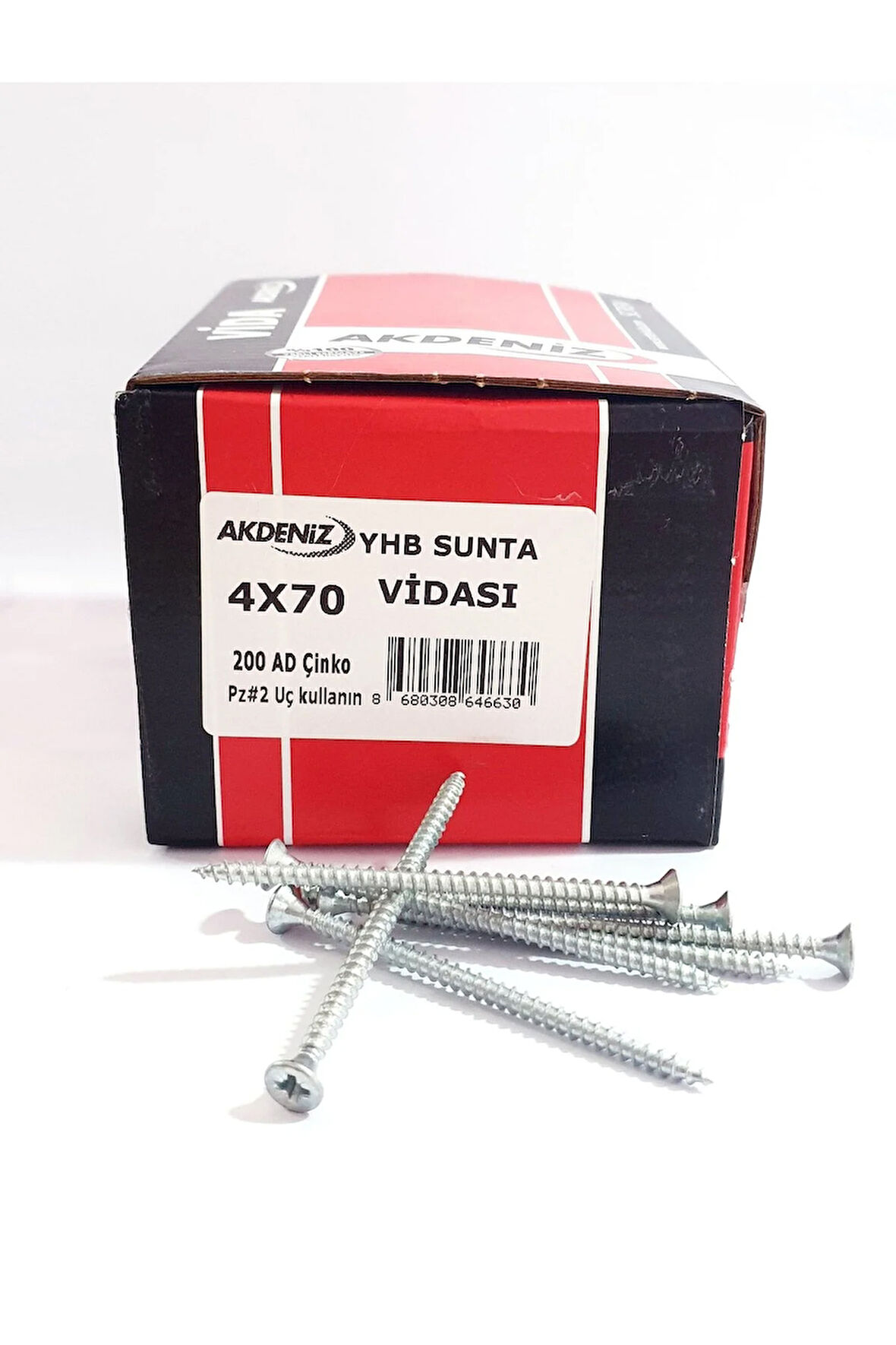 4.0x70 Sunta Vidası Çinko 200 Adet