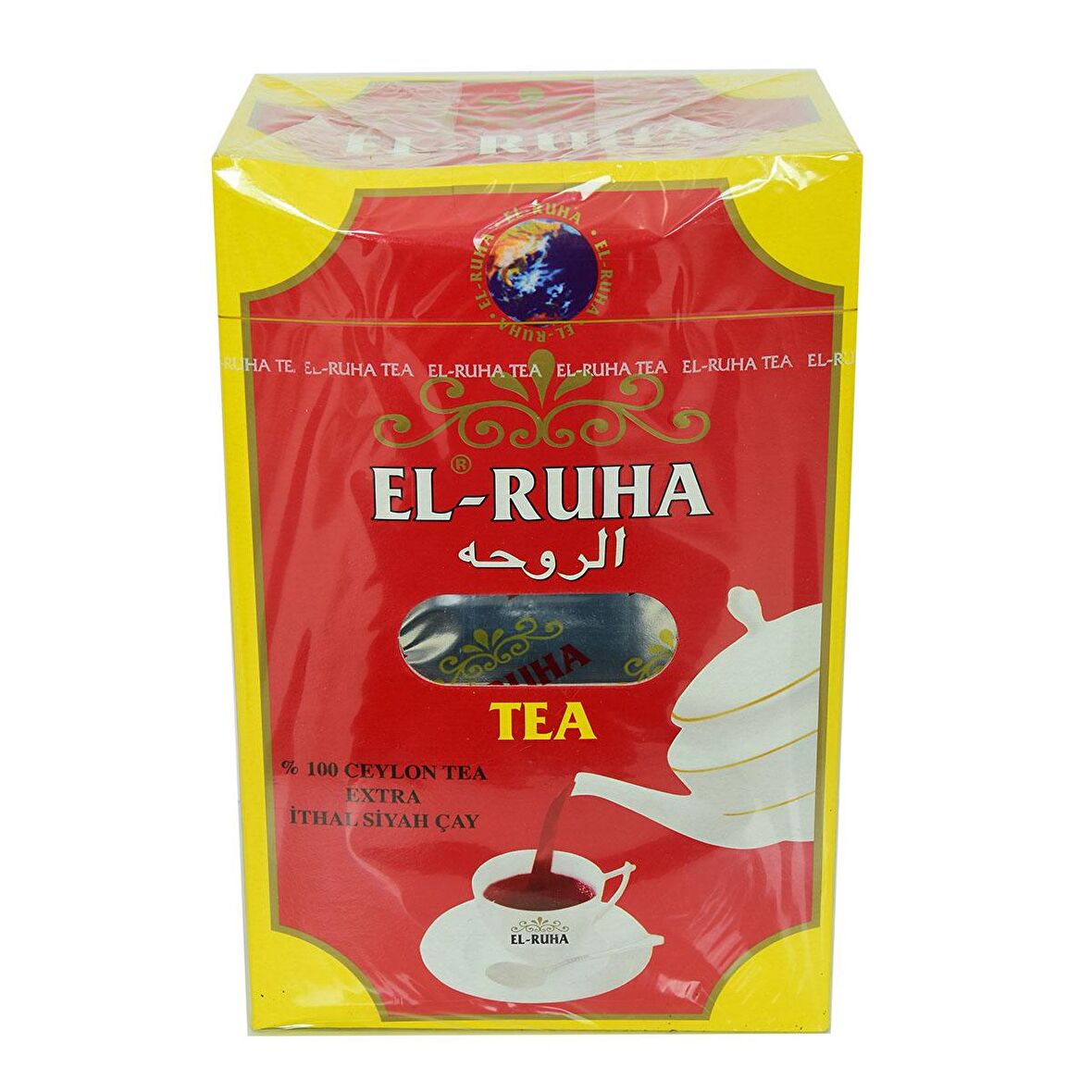 El-Ruha Organik Dökme Siyah Çay 800 gr 