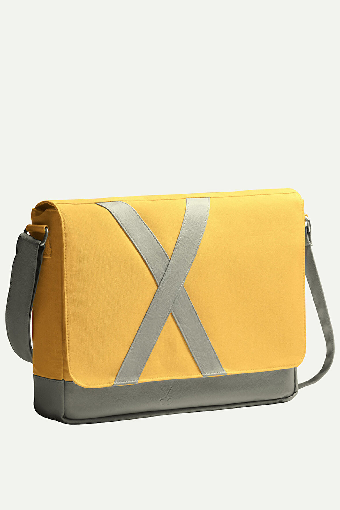 Unisex Yatay Postacı Çantası - Nevend - Sulphur