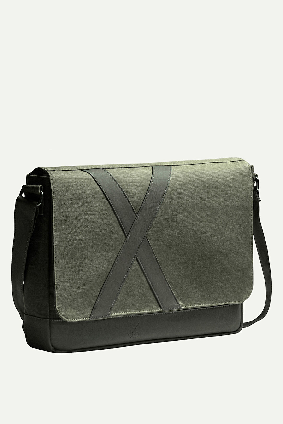 Unisex Yatay Postacı Çantası - Nevend - Jungle