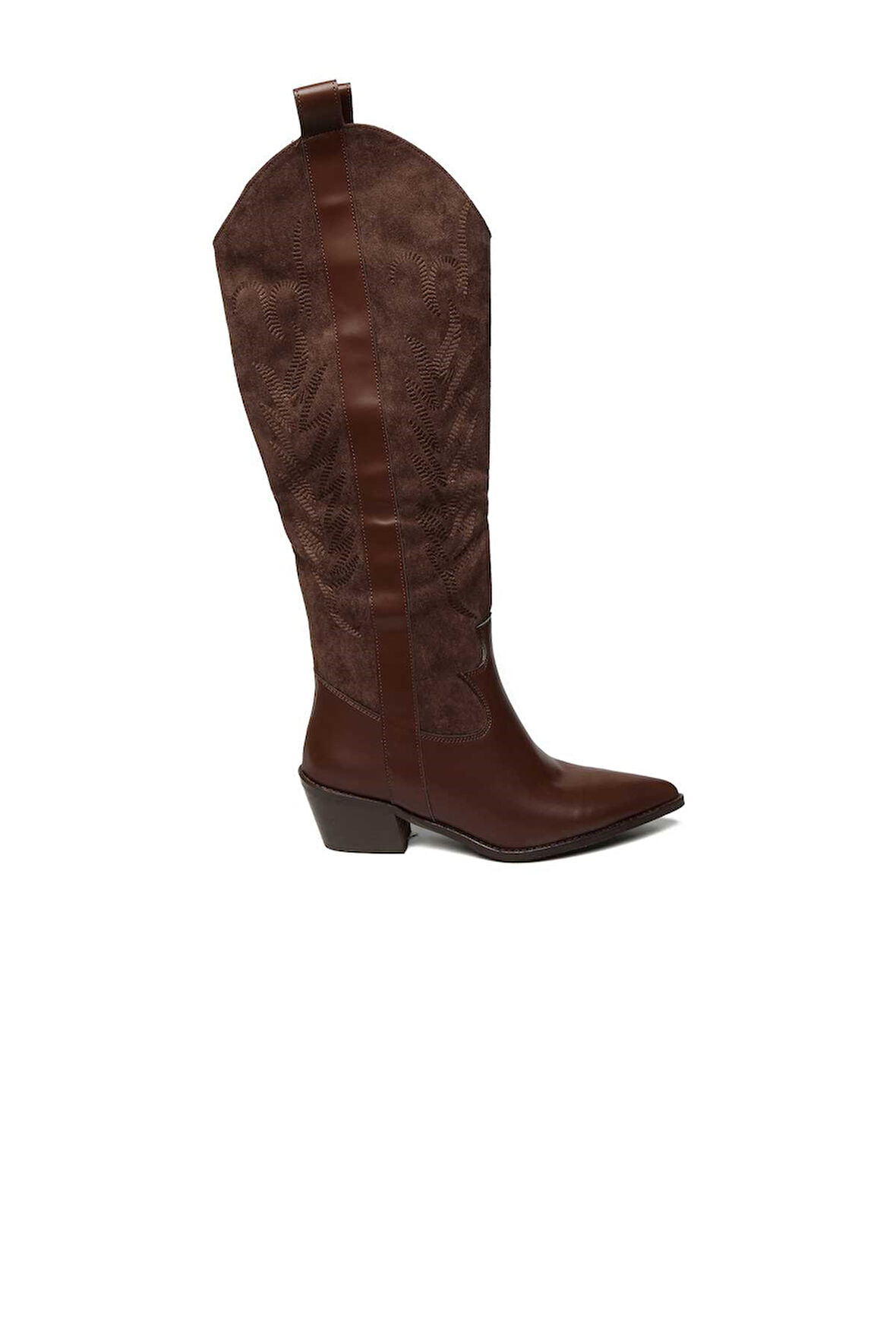 Bestello Bağcıksız Neolit Taban Western Çizme 281-230-W Kadın Çizme