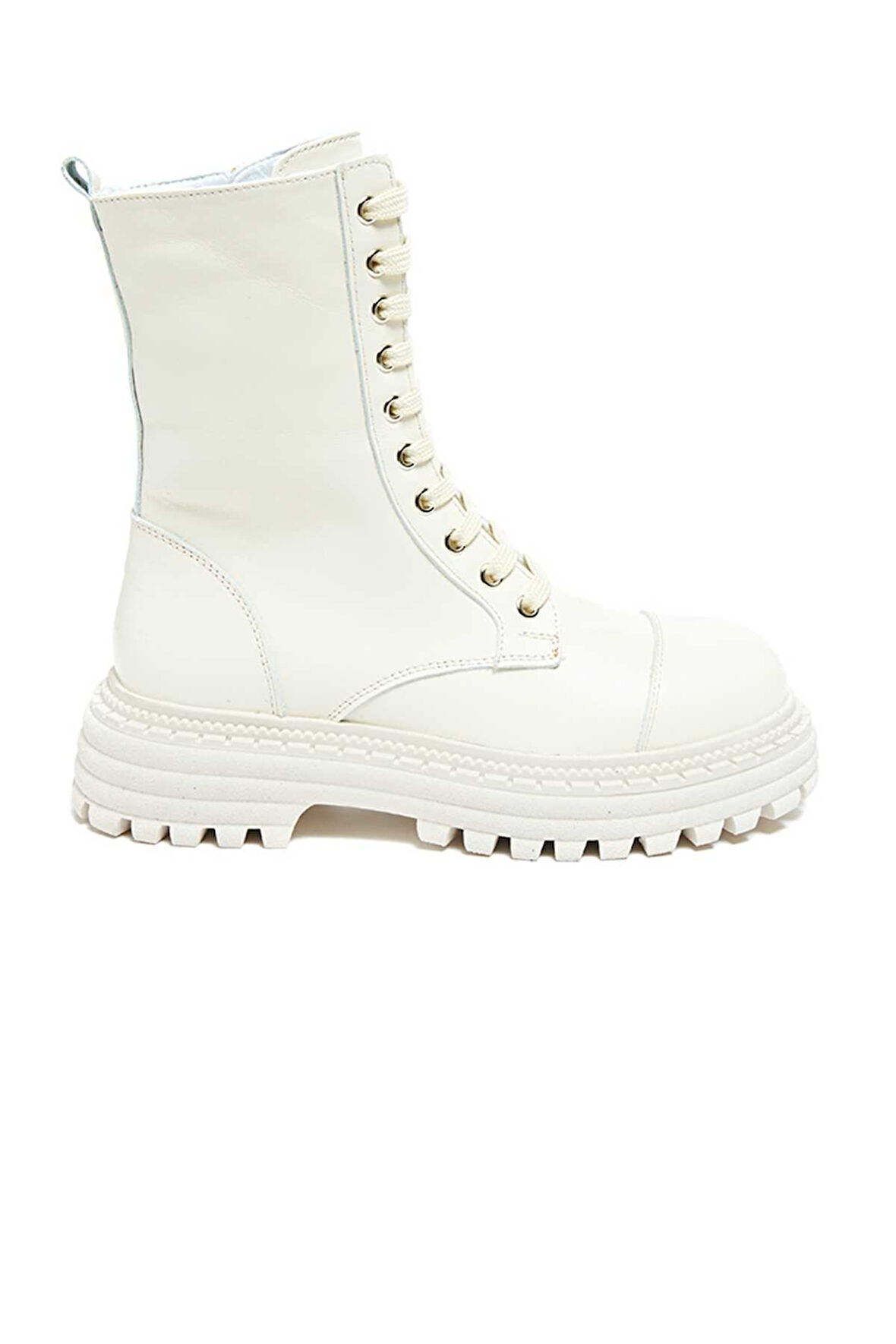 Bestello Bağcıklı Termo Taban Düz Bot 101-22516-03 Kadın Bot