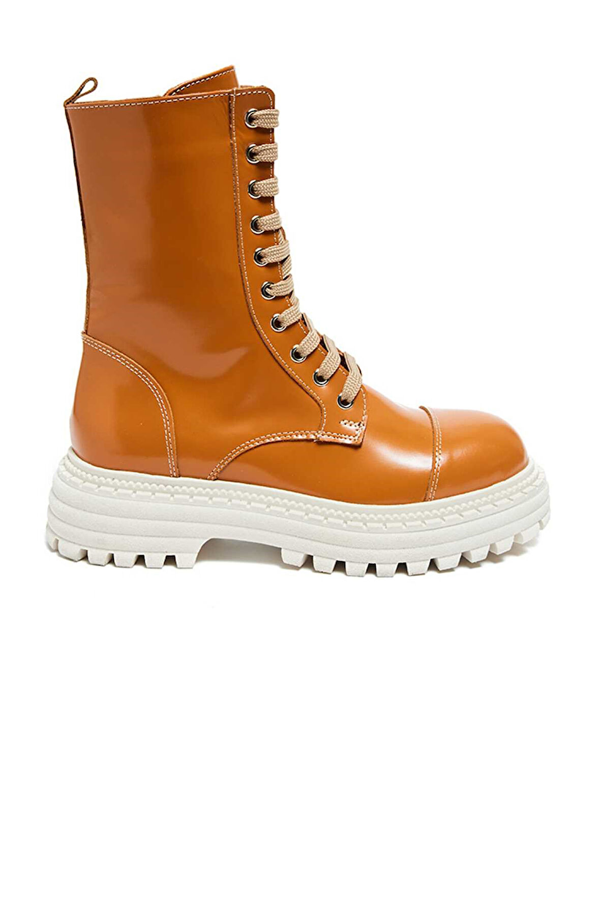 Bestello Bağcıklı Termo Taban Düz Bot 101-22516-03 Kadın Bot