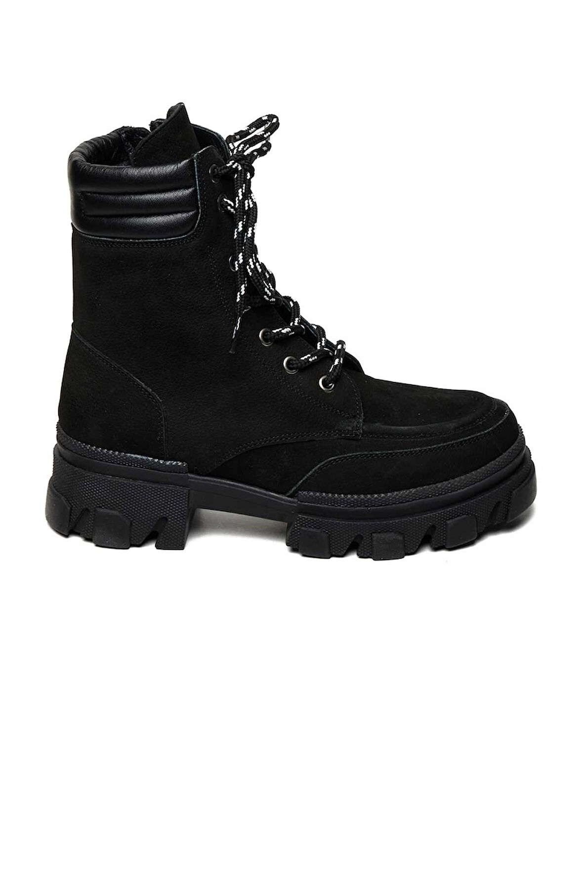 Bestello Bağcıklı Kauçuk Taban Düz Bot 101-41030 Kadın Bot