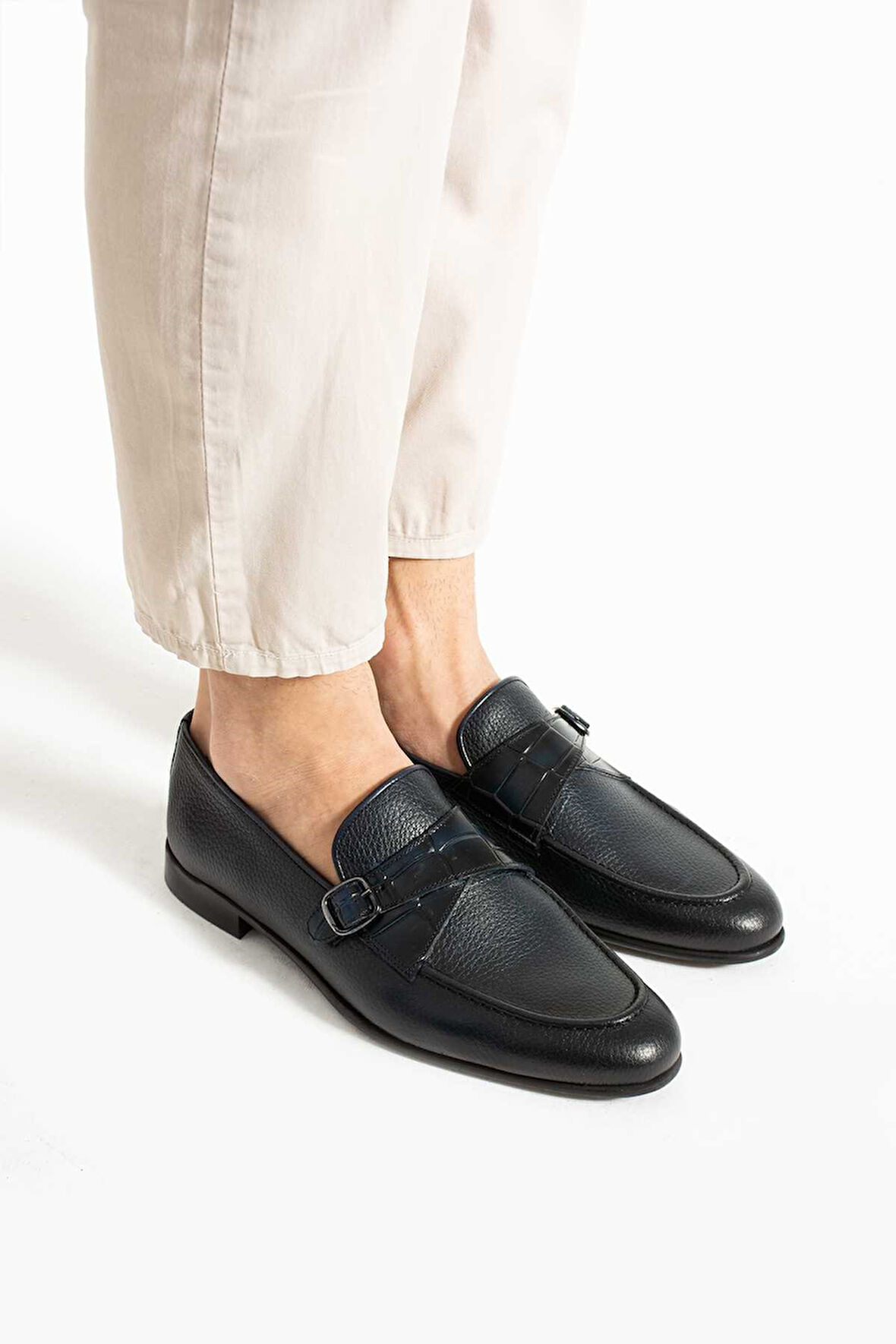 Bestello Bağcıksız Tokalı Neolit Taban Klasik 331-0206 Erkek Ayakkabı