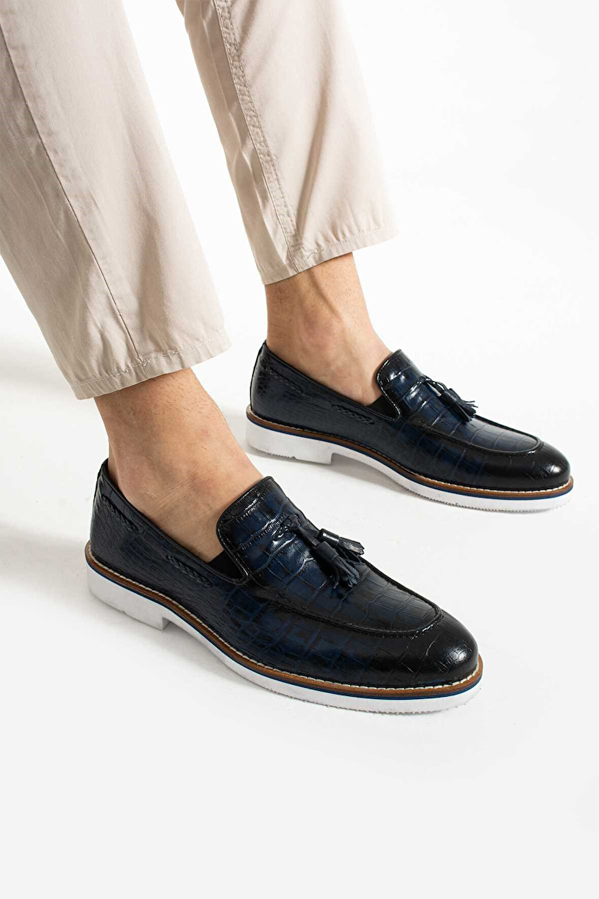 Bestello Bağcıksız Püsküllü Eva Taban Casual 331-10734 Erkek Ayakkabı