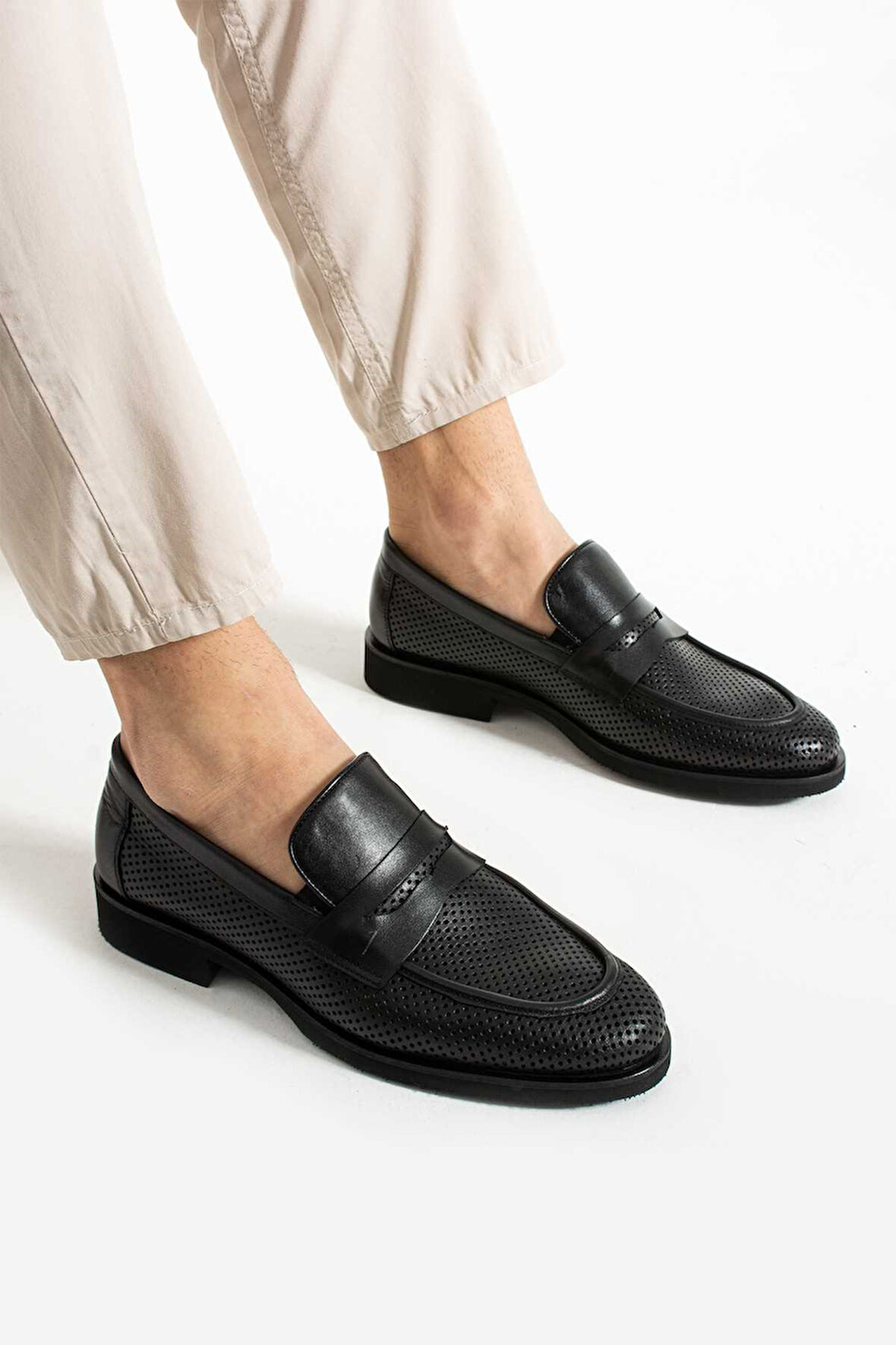 Bestello Bağcıksız Zımbalı Eva Taban Loafer 331-666 Erkek Ayakkabı