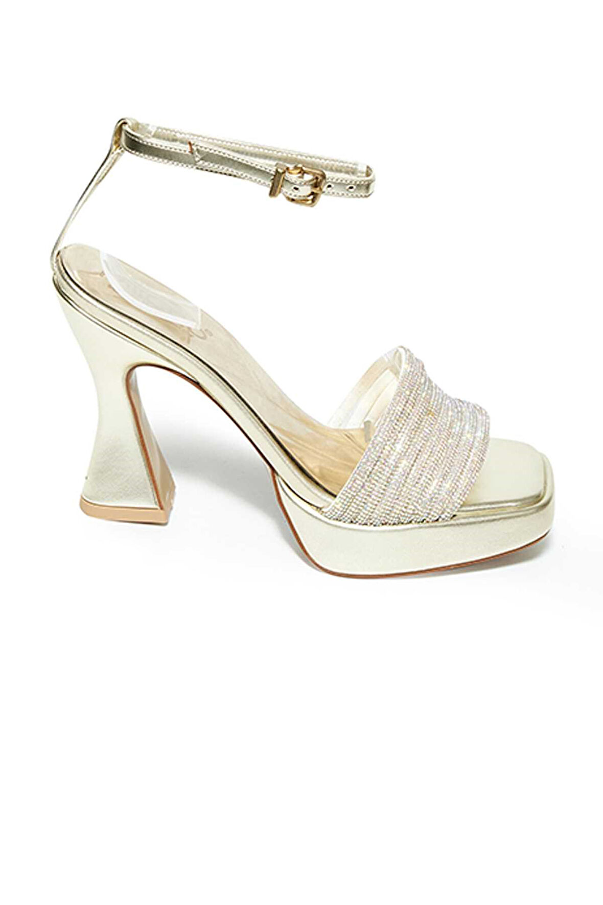 Bestello Taşlı Neolit Taban Kalın Topuklu Ayakkabı 331-887 Kadın Ayakkabı