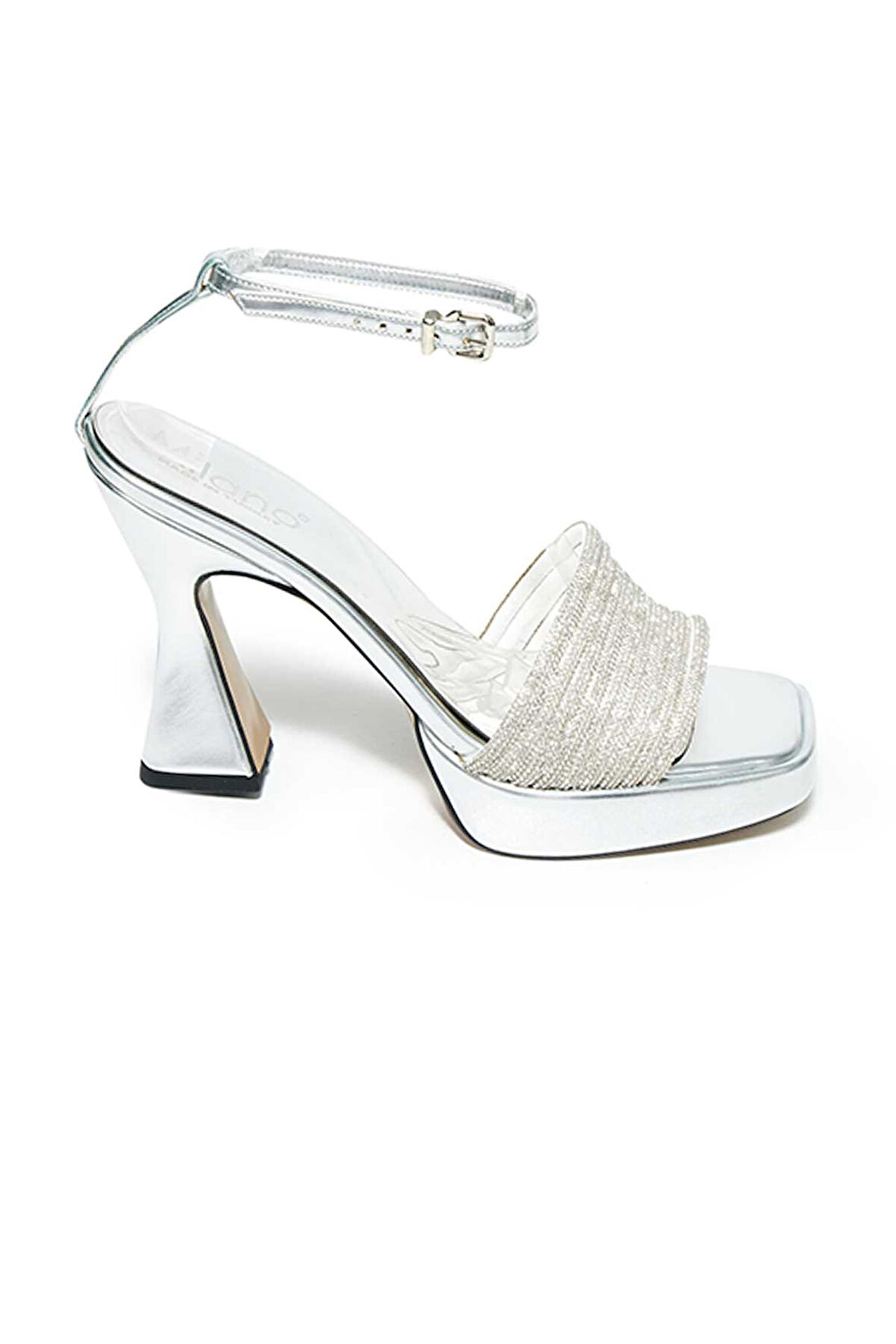 Bestello Taşlı Neolit Taban Kalın Topuklu Ayakkabı 331-887 Kadın Ayakkabı