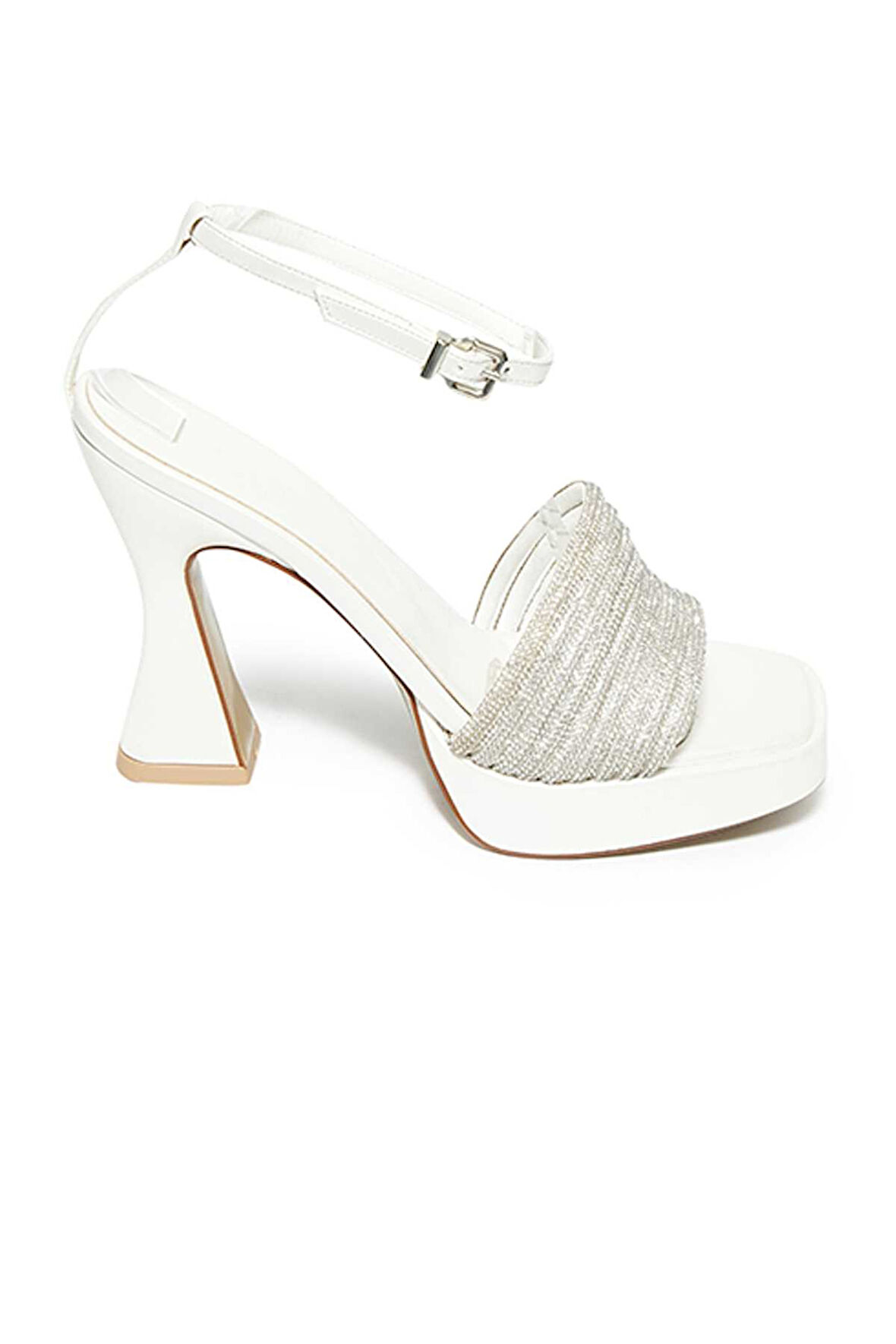 Bestello Taşlı Neolit Taban Kalın Topuklu Ayakkabı 331-887 Kadın Ayakkabı