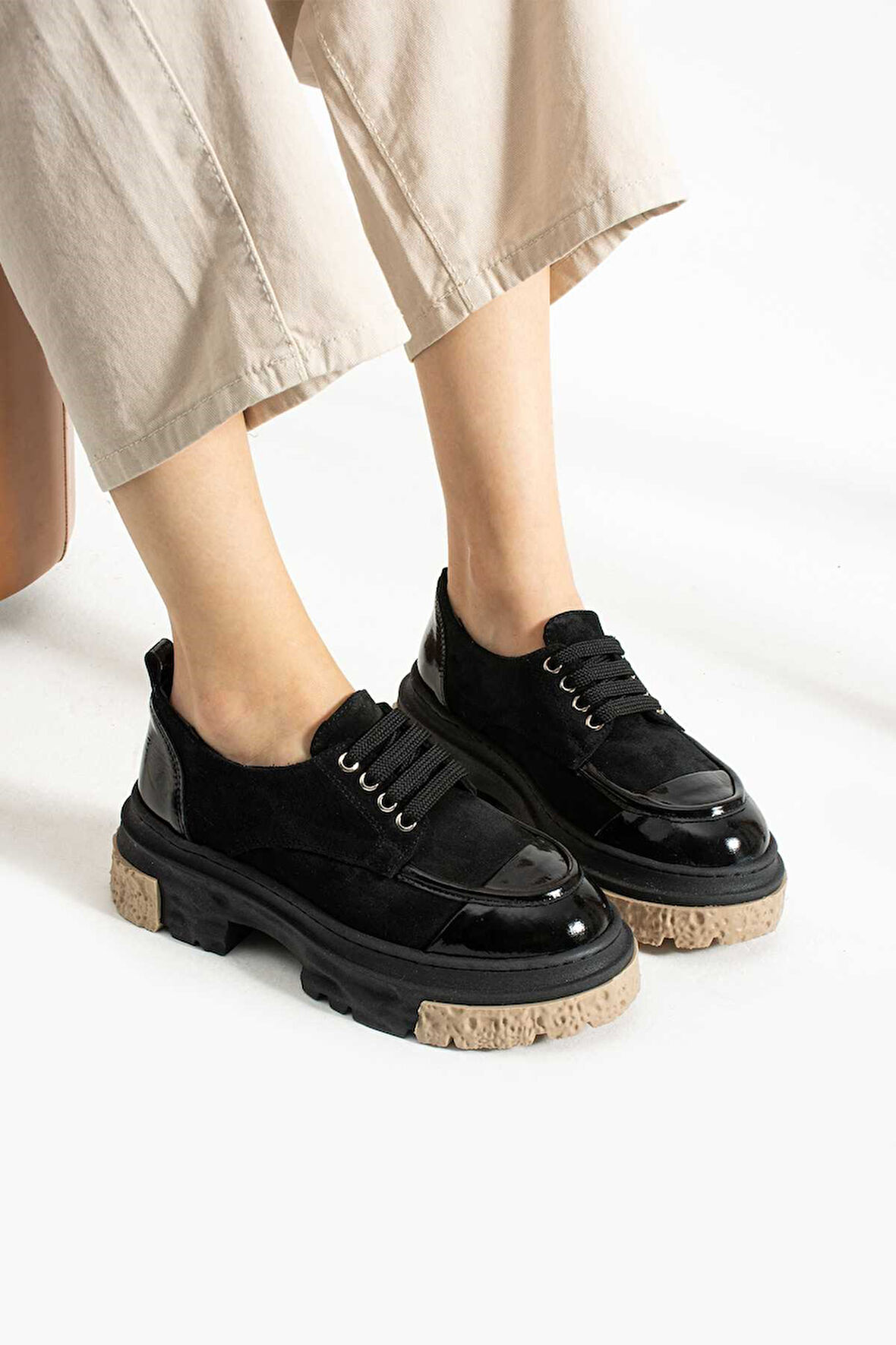 Bestello Bağcıklı Termo Taban Casual 331-7283-04 Kadın Ayakkabı