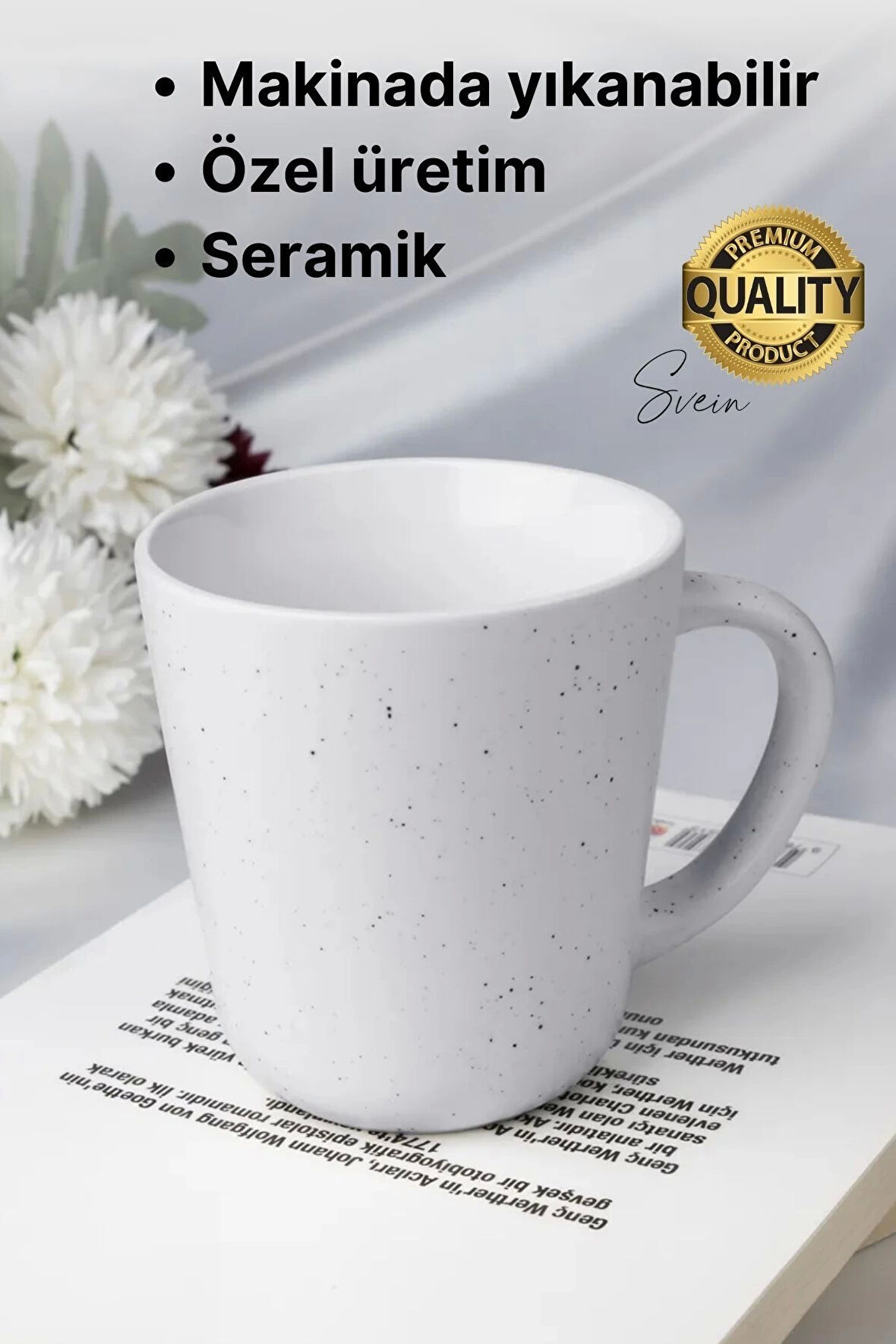 Premium Özel Üretim Seramik Kupa Bardak Dayanıklı Yıkanabilir Sıcak Soğuk Çay Kahve Gündelik Mug