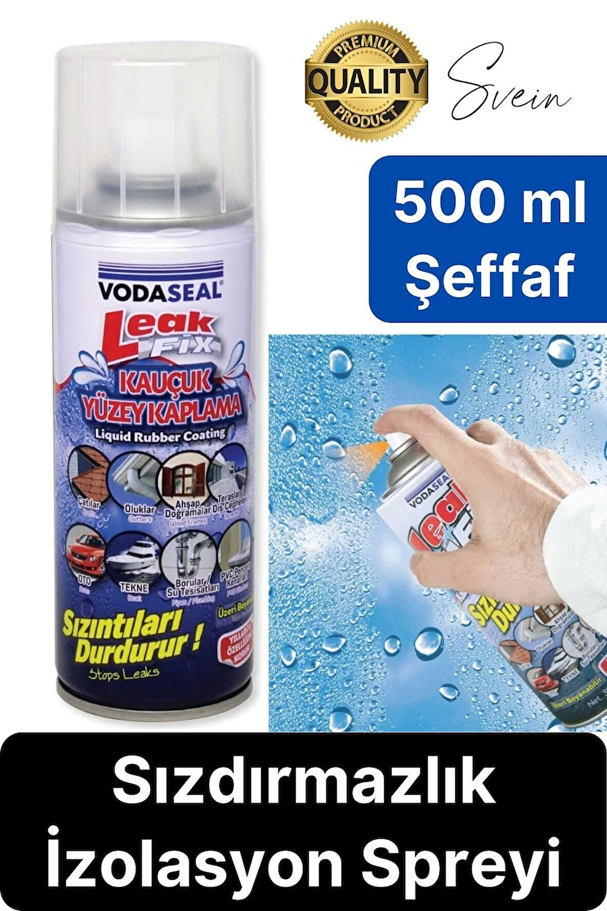 500 ml Şeffaf Sızdırmazlık Su İzolasyon Spreyi Mutfak Banyo Araba Tekne Seramik Metal Yüzey Kaplama