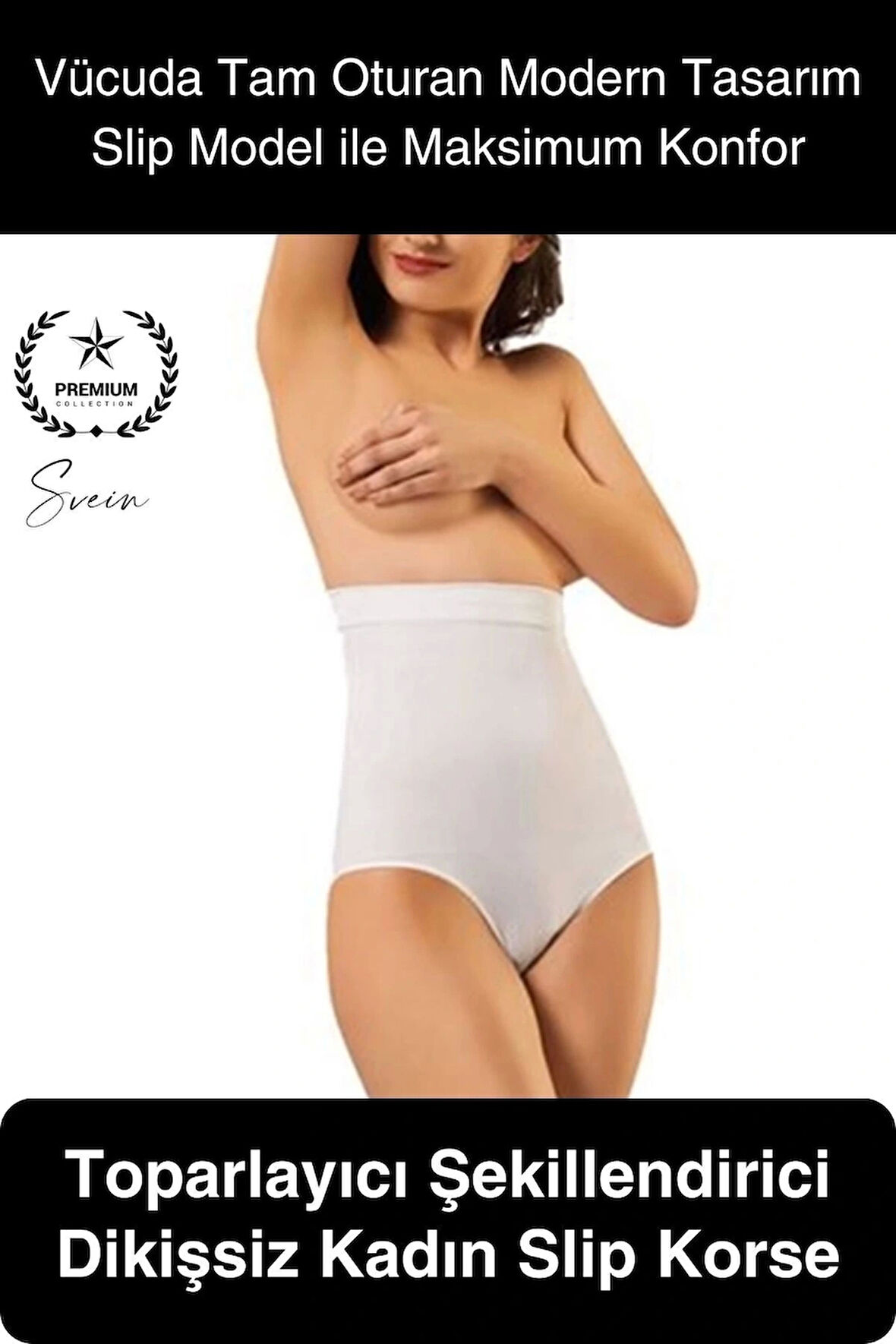 Premium Toparlayıcı Sıkılaştırıcı Kadın Slip Korse Rahat Dikişsiz Saran Günlük İç Çamaşır