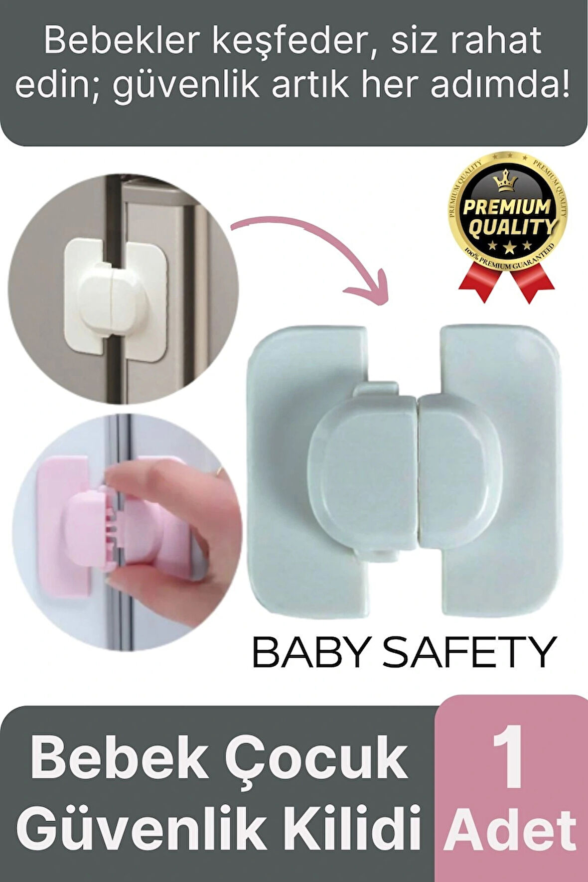 Özel Üretim Çekmece Dolap Pencere Buzdolabı Eşya Sabitleyici Bebek Çocuk Koruyucu Güvenlik Kilidi