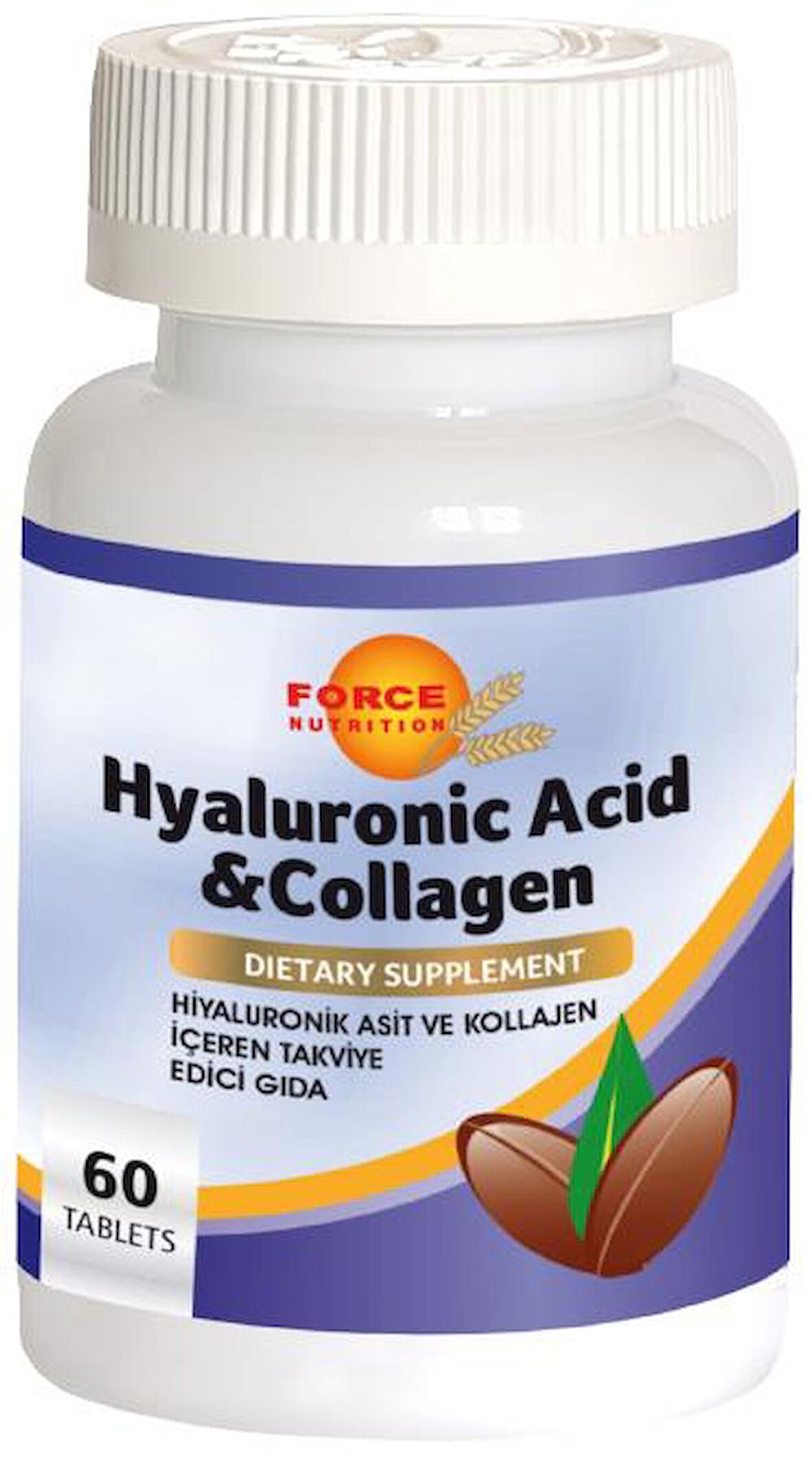 Hyaluronic Acid Collagen 60 Tablet Hyaluronik Asit Kolajen