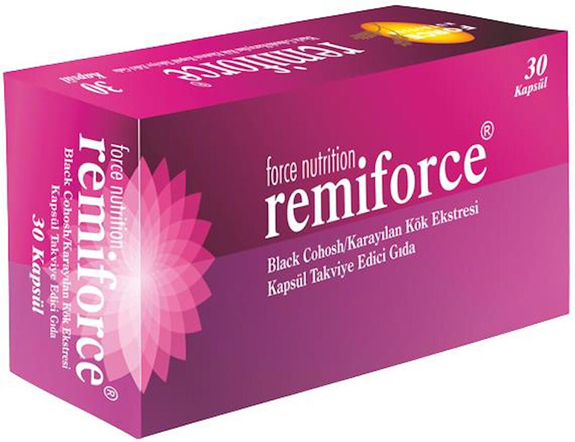 Remiforce 30 Kapsül Karayılan Çuha Çiçeği Çin Melek Otu Büyük Meyveli Vaksiniyum