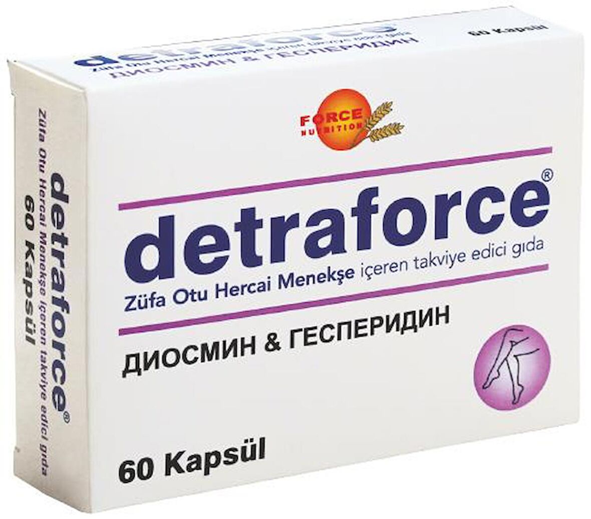 Detraforce 60 Kapsül Züfa Otu Hercai Menekşe