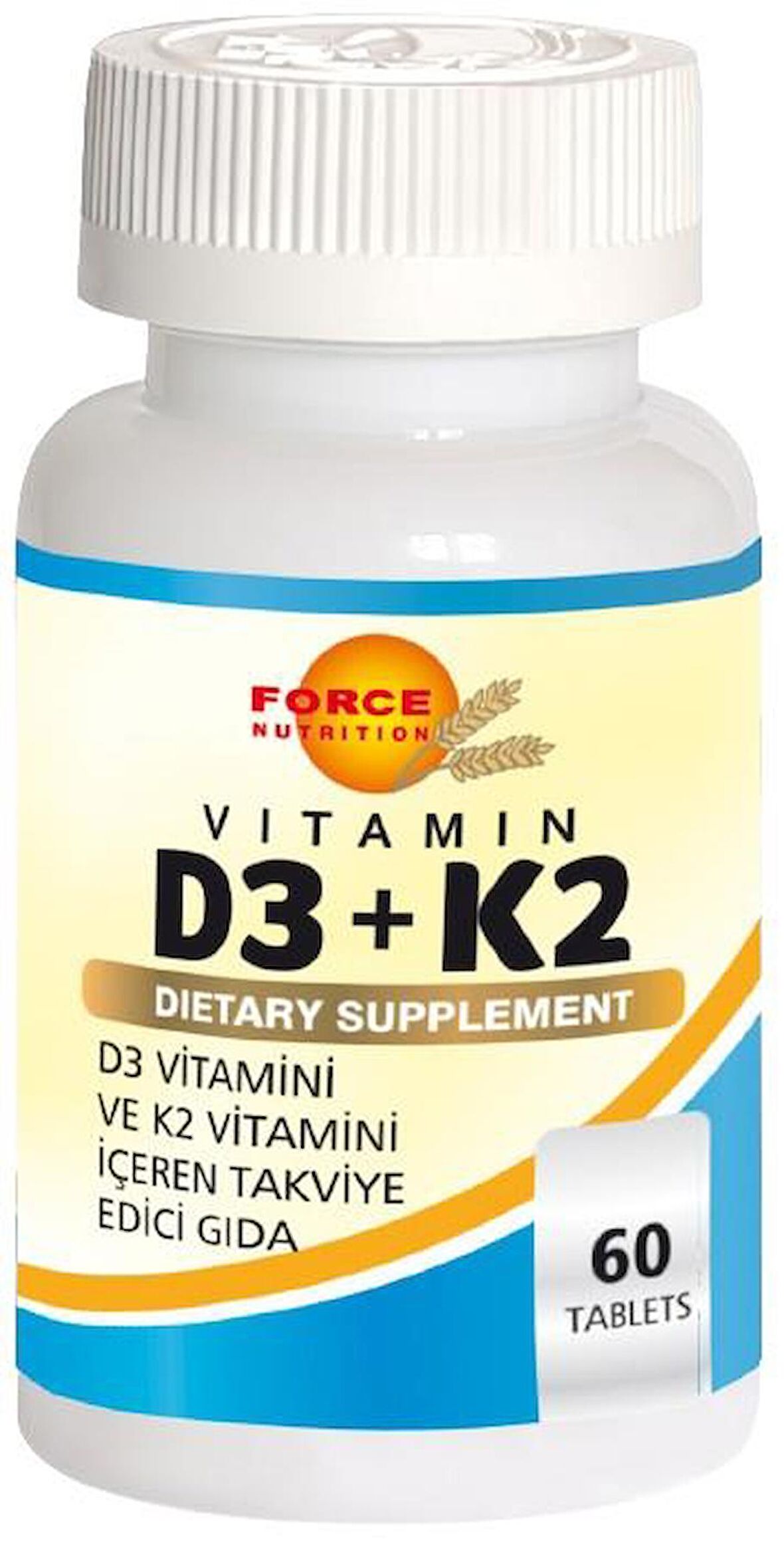 Vitamin D3 Vitamin K2 60 Tablet D3 Vitamini K2 Vitamini D3+K2