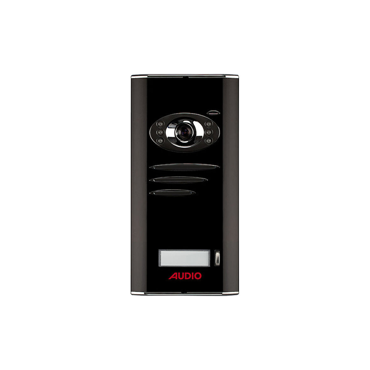 AUDIO BUS PLUS 1 BUTON KAMERALI ZİL PANELİ SİYAH
