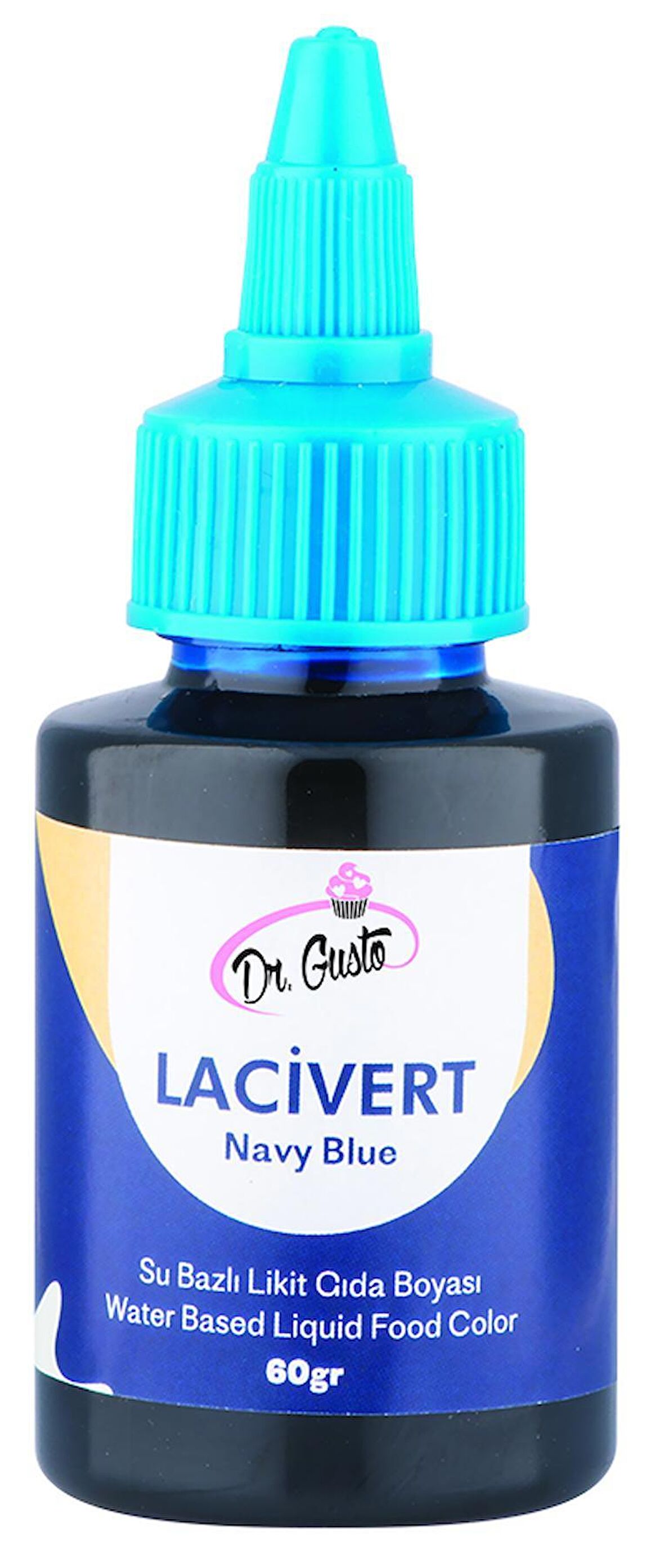 Dr Gusto Lacivert Su Bazlı Likit Gıda Boyası 60 gr